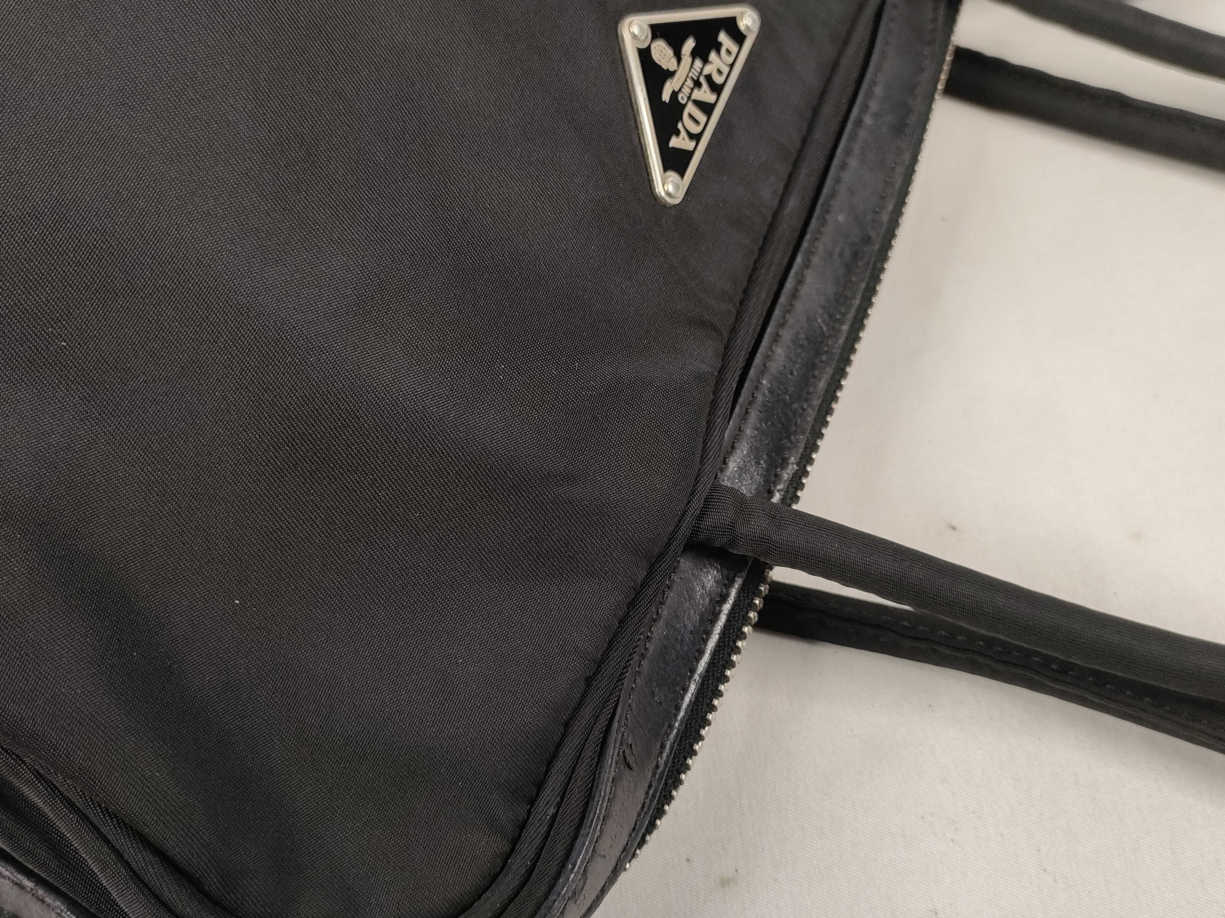 Nylon Tote Bag, Black — view 5