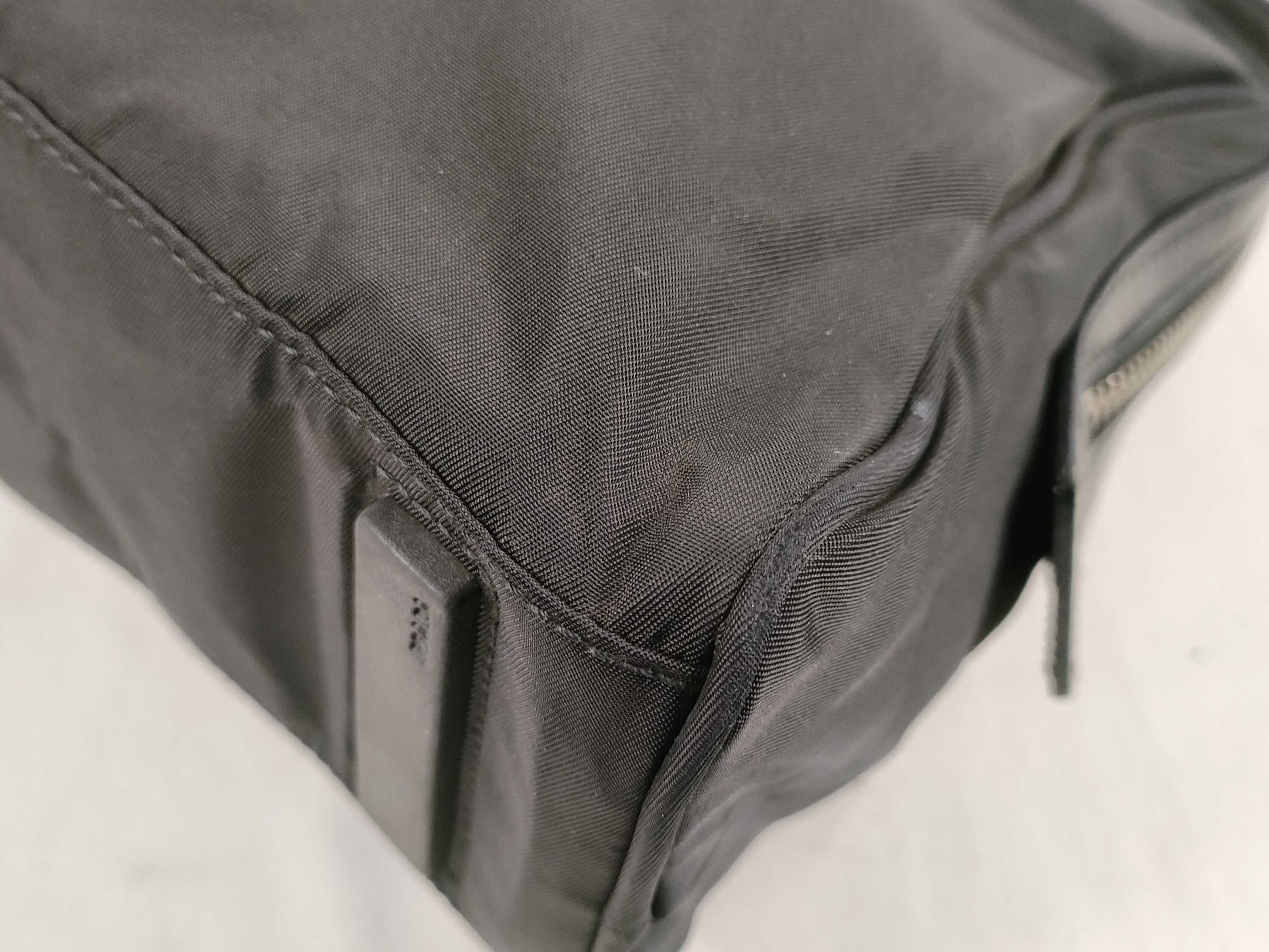 Nylon Tote Bag, Black — view 6