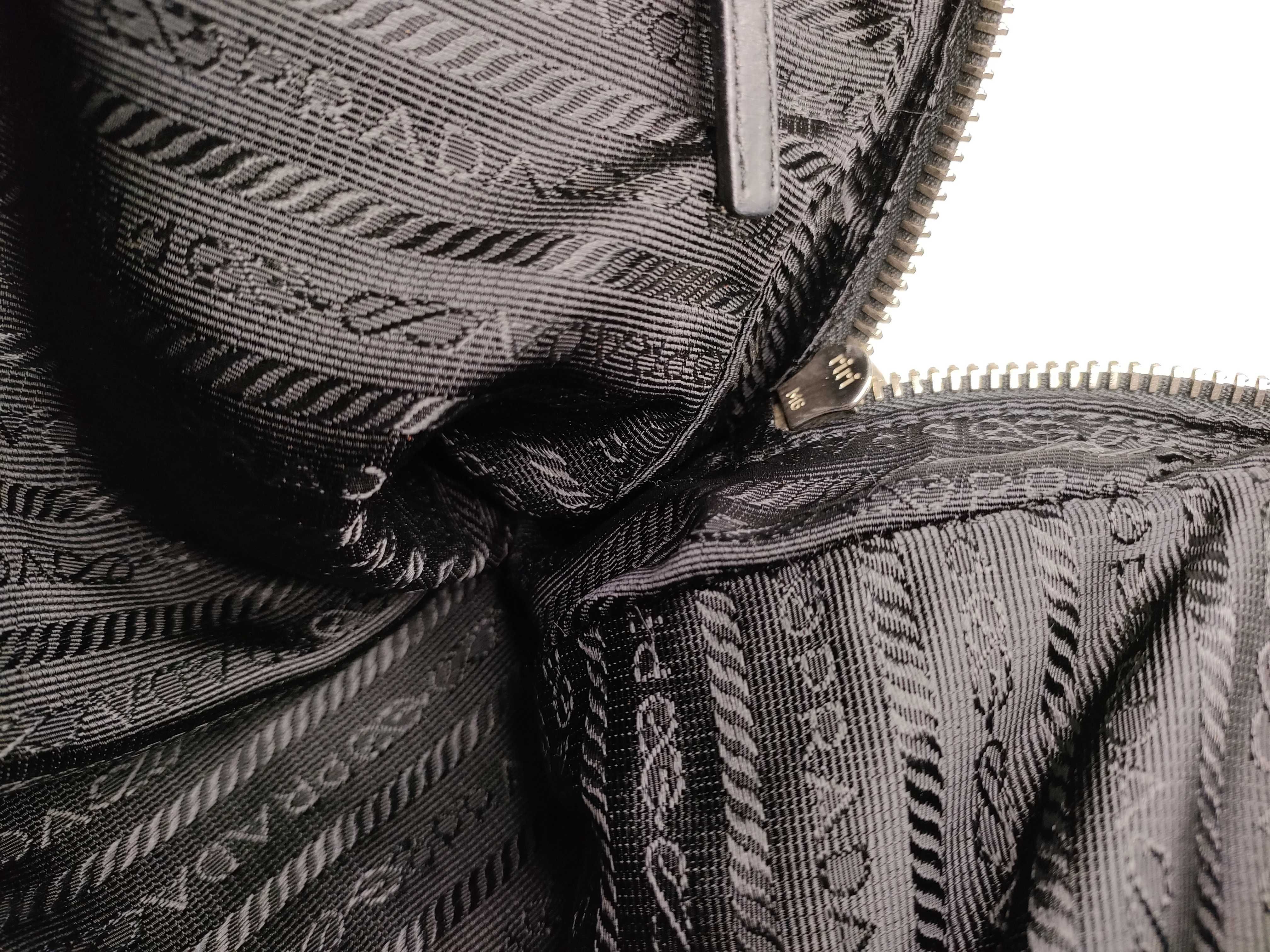 Nylon Tote Bag, Black — view 9