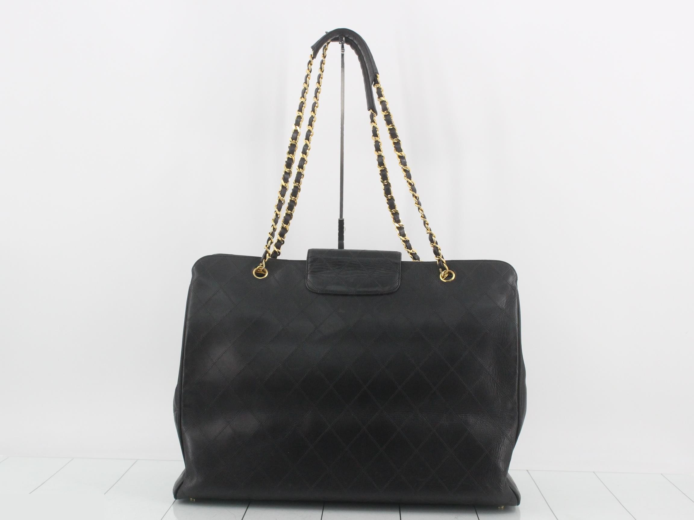 Bicolore Supermodel Bag, Lambskin, Black — view 2