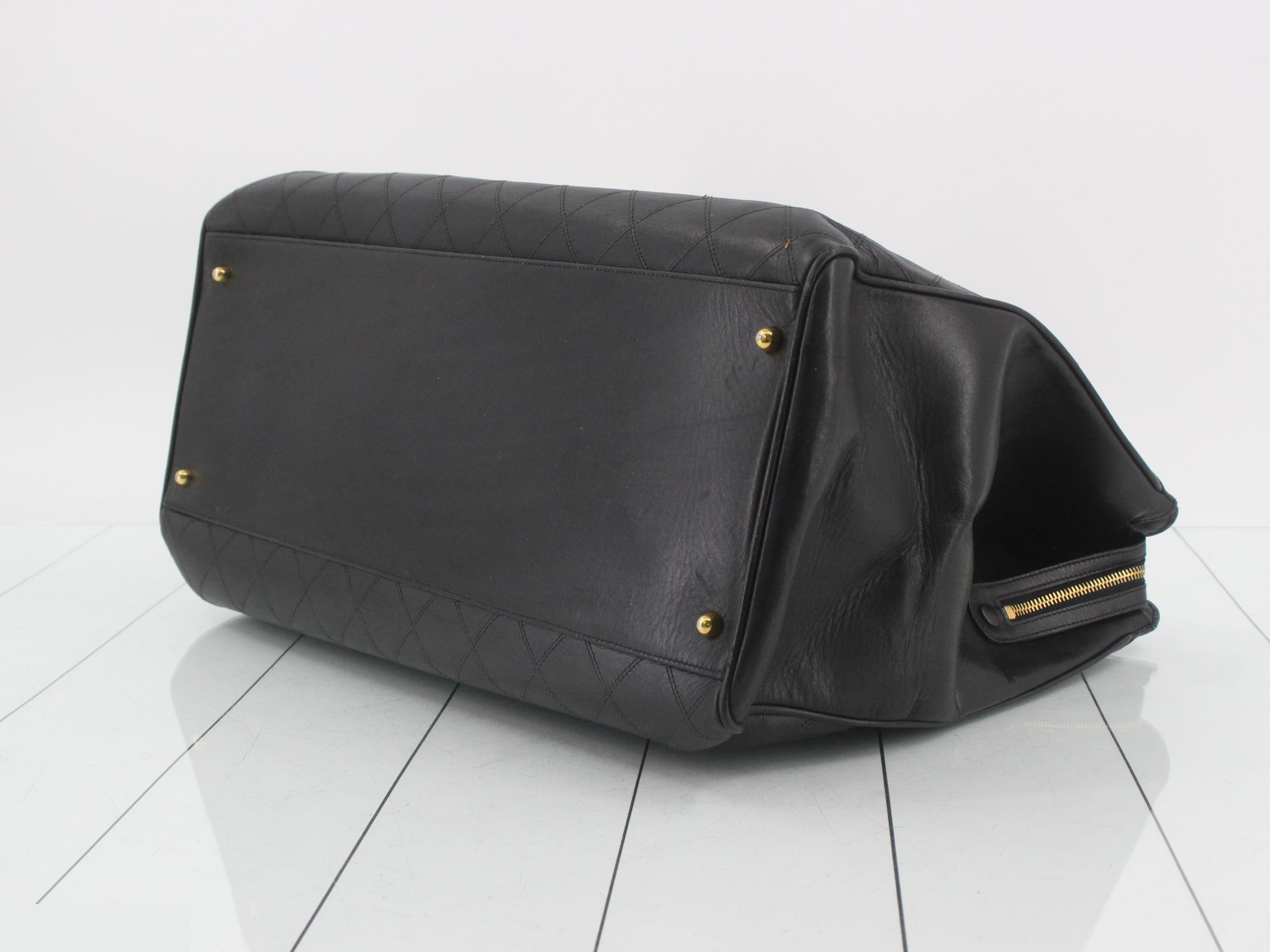 Bicolore Supermodel Bag, Lambskin, Black — view 6