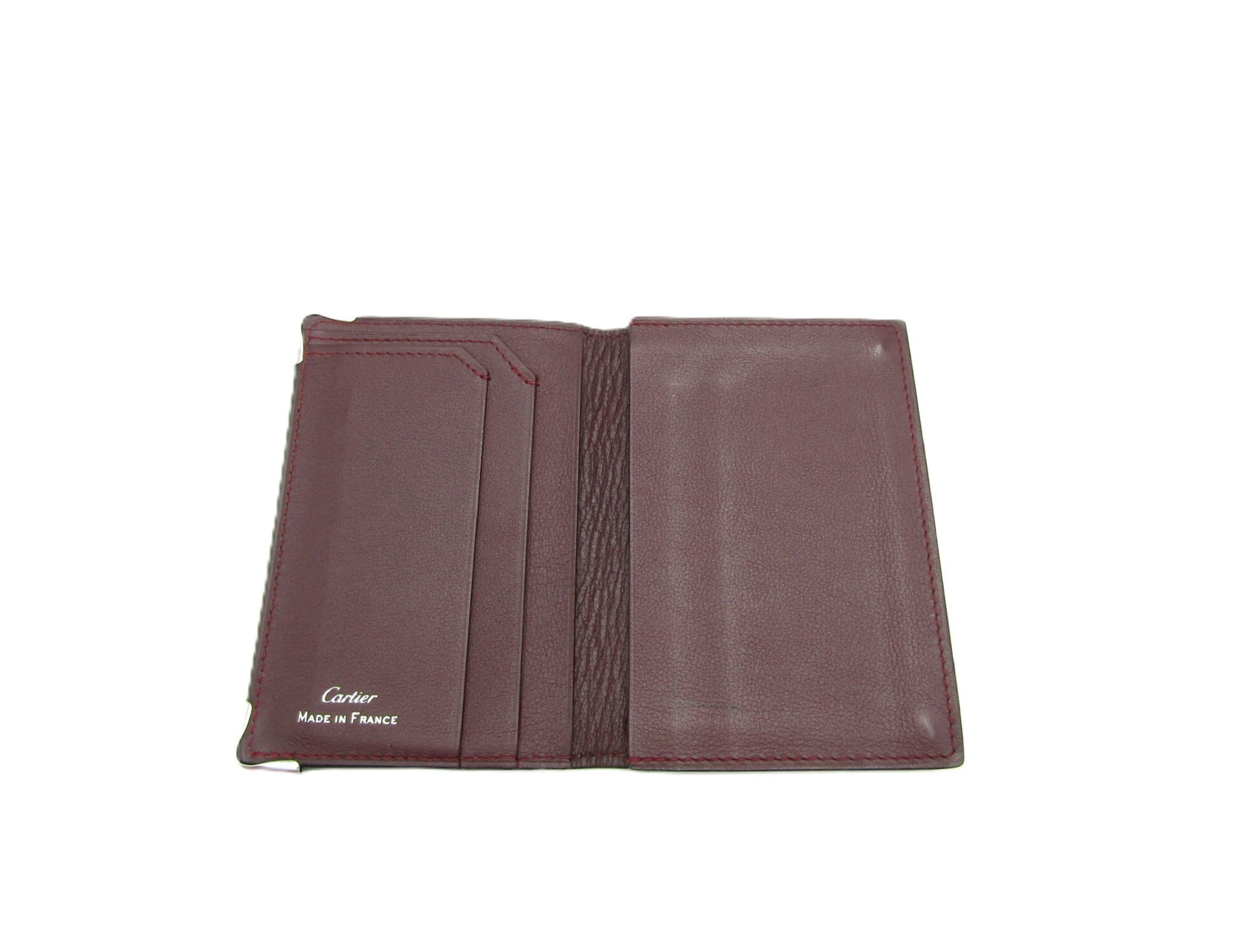 Must de Cartier Card Case L3001367 Black Calfskin Card Case — view 4