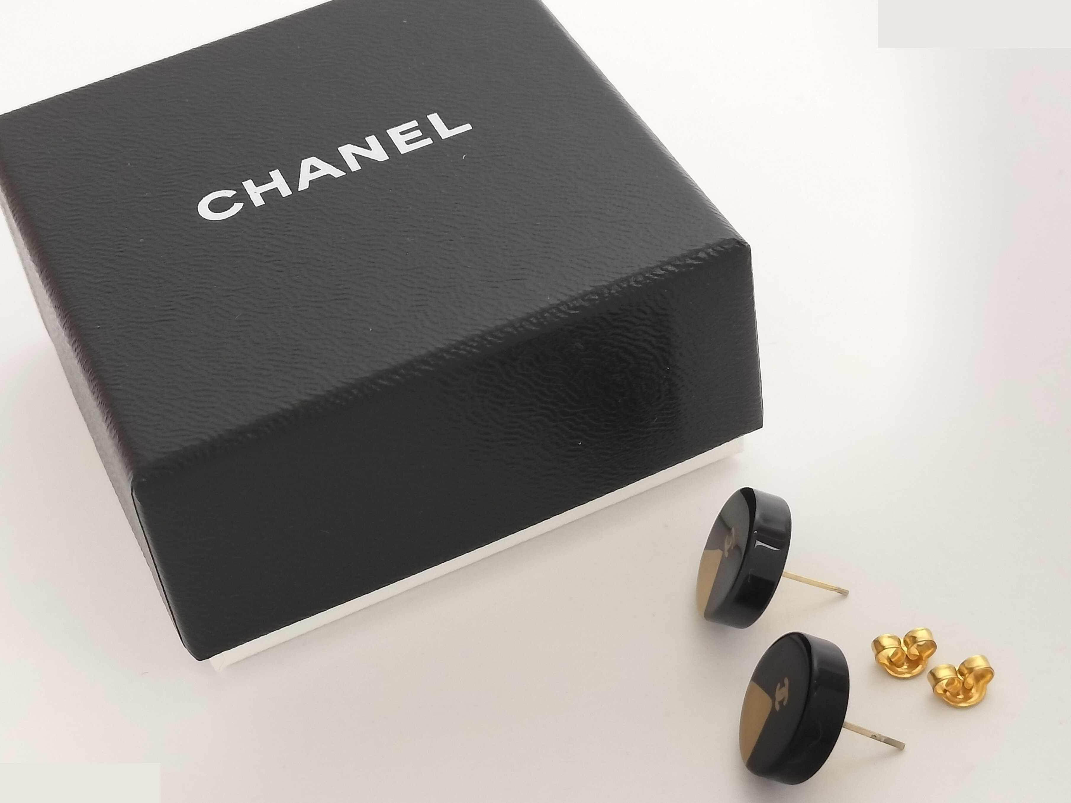 Coco Black Gold Earrings — view 2