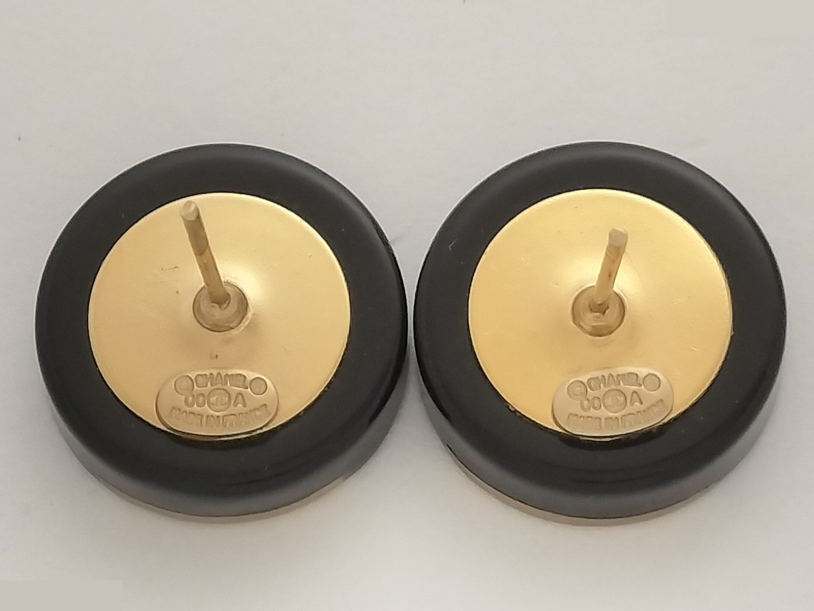 Coco Black Gold Earrings — view 3
