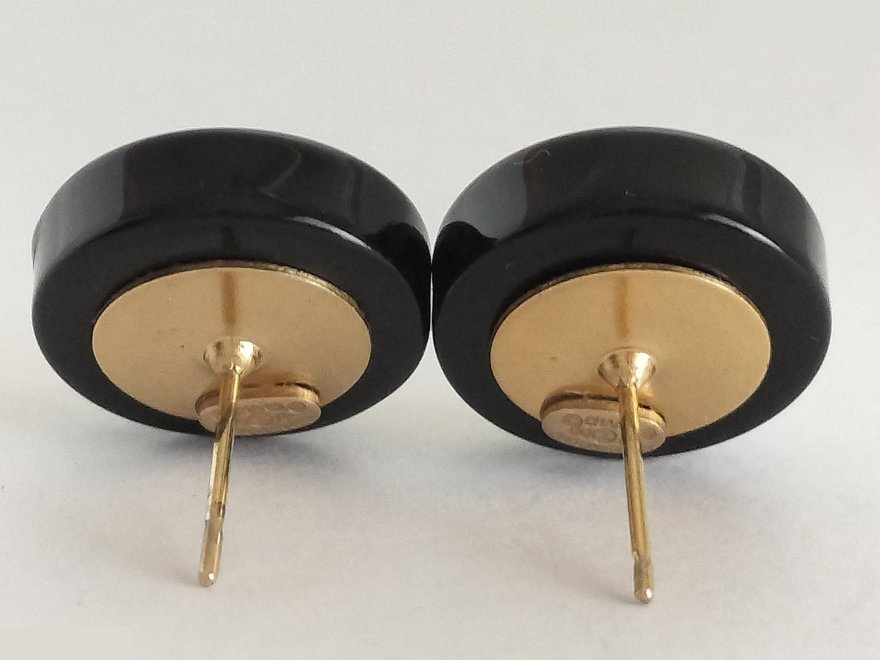 Coco Black Gold Earrings — view 5