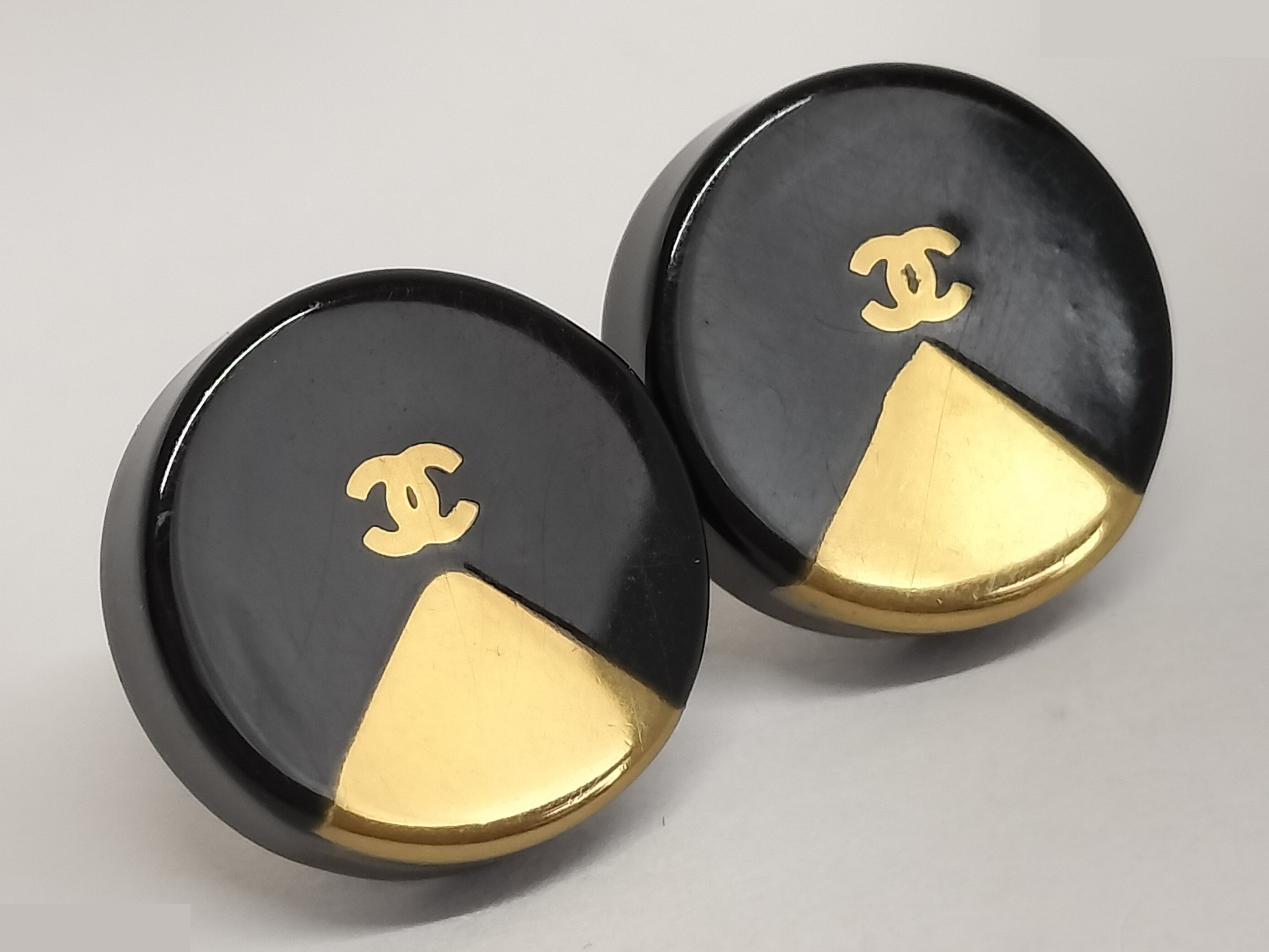 Coco Black Gold Earrings — view 6