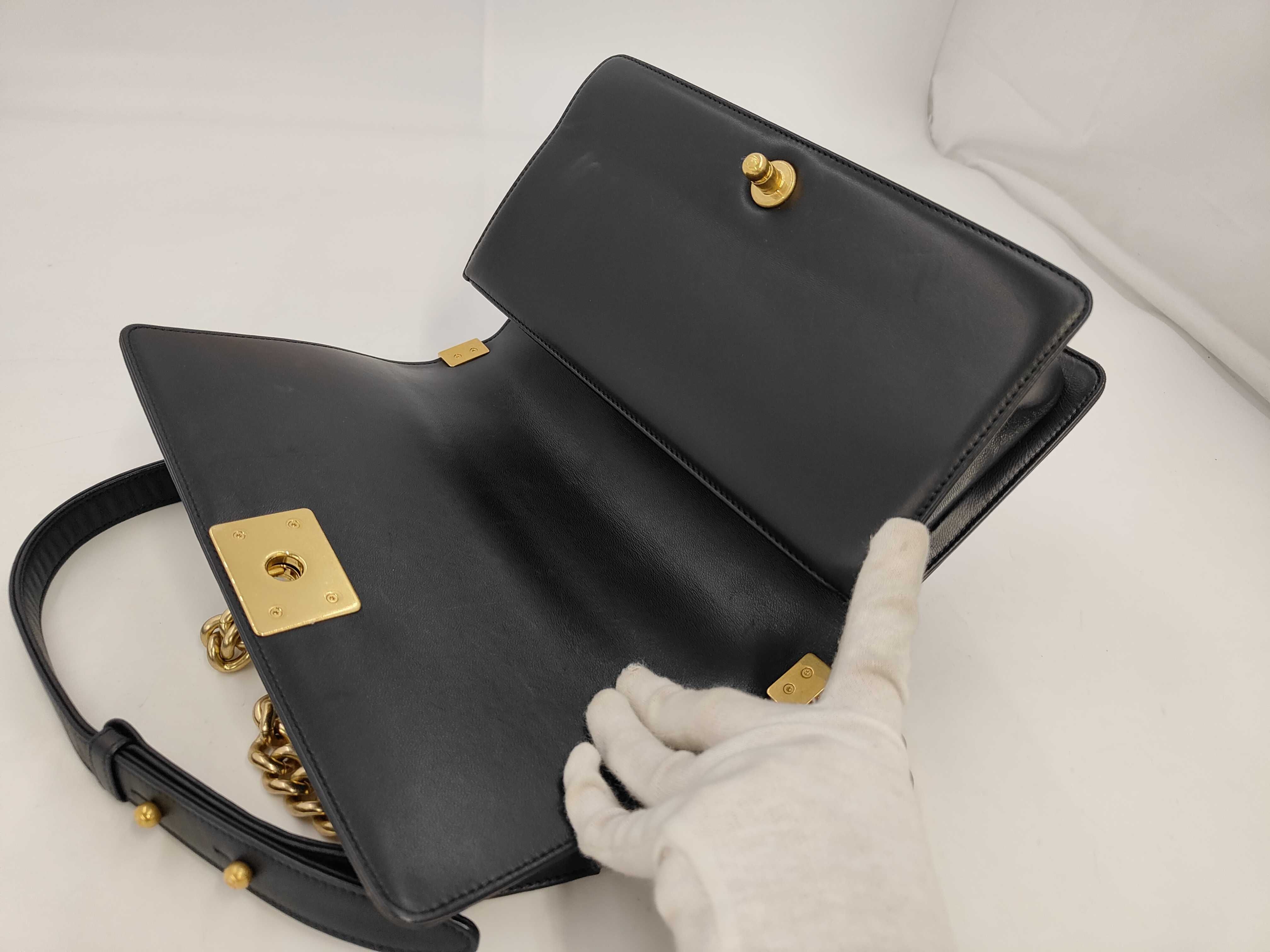 Boy Chanel Lambskin Matelassé Shoulder Bag — view 8