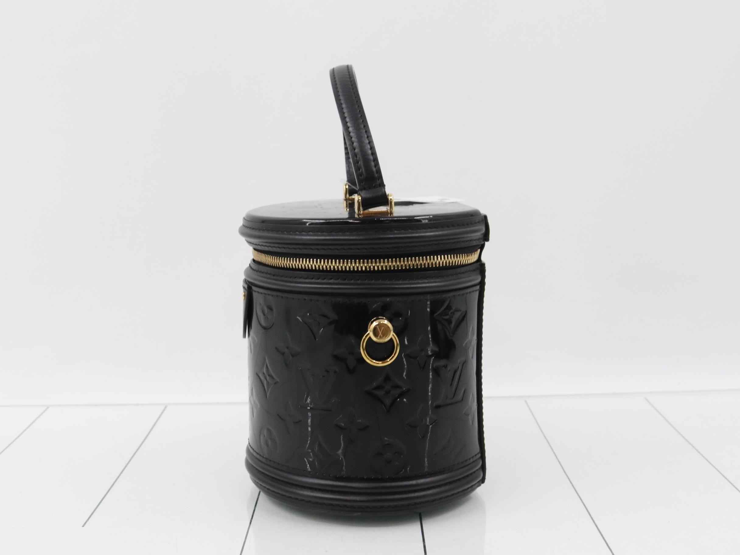 Monogram Vernis Cannes PM Noir 2-Way Handbag — view 3