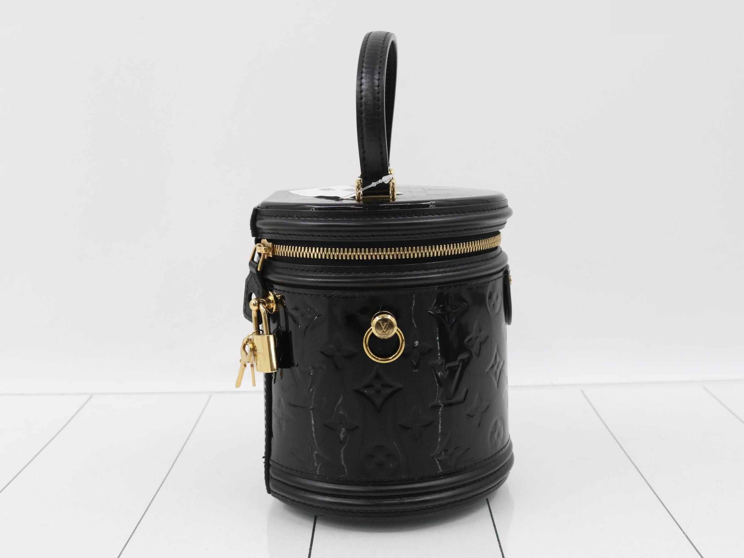 Monogram Vernis Cannes PM Noir 2-Way Handbag — view 4