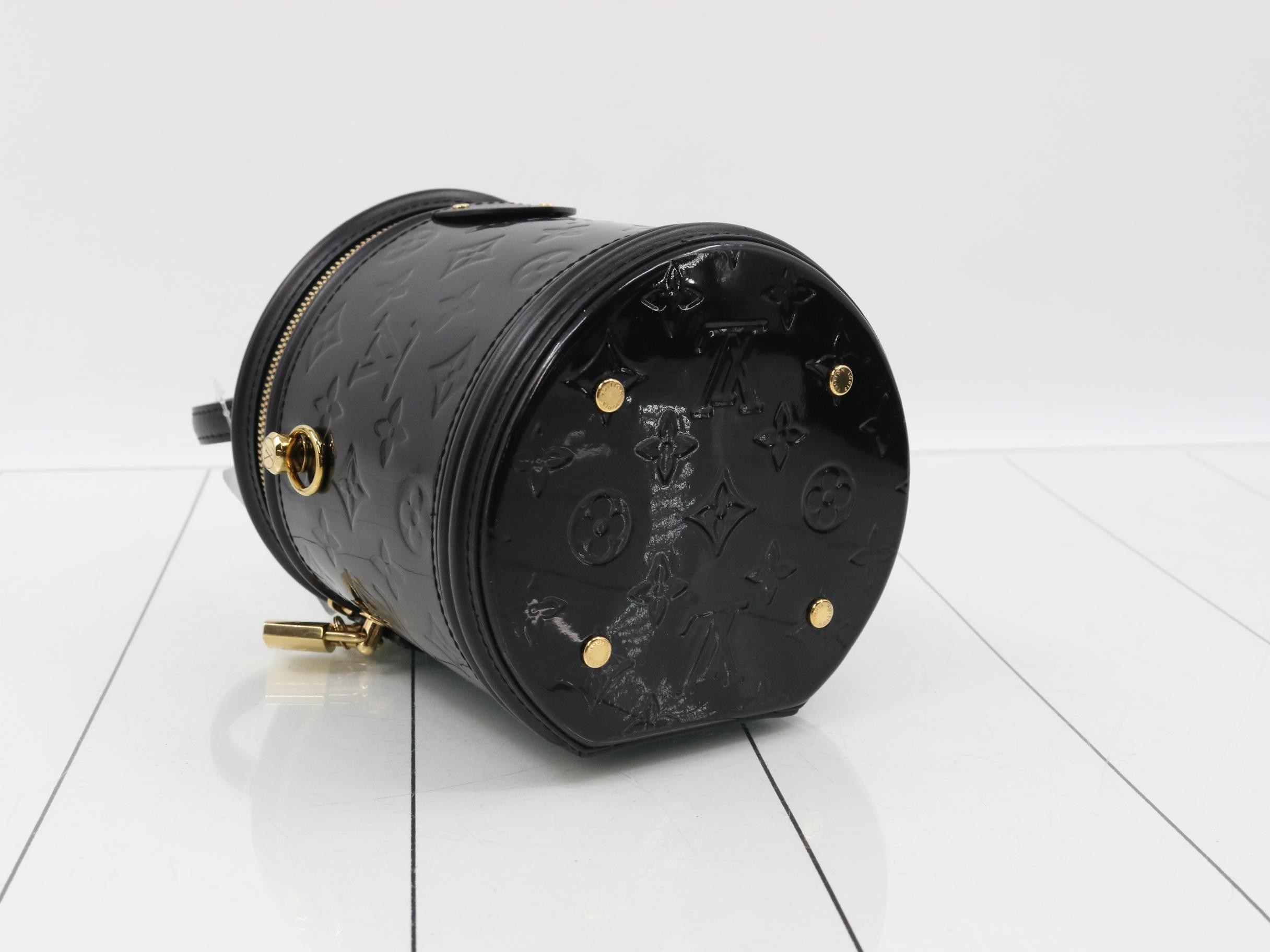 Monogram Vernis Cannes PM Noir 2-Way Handbag — view 5