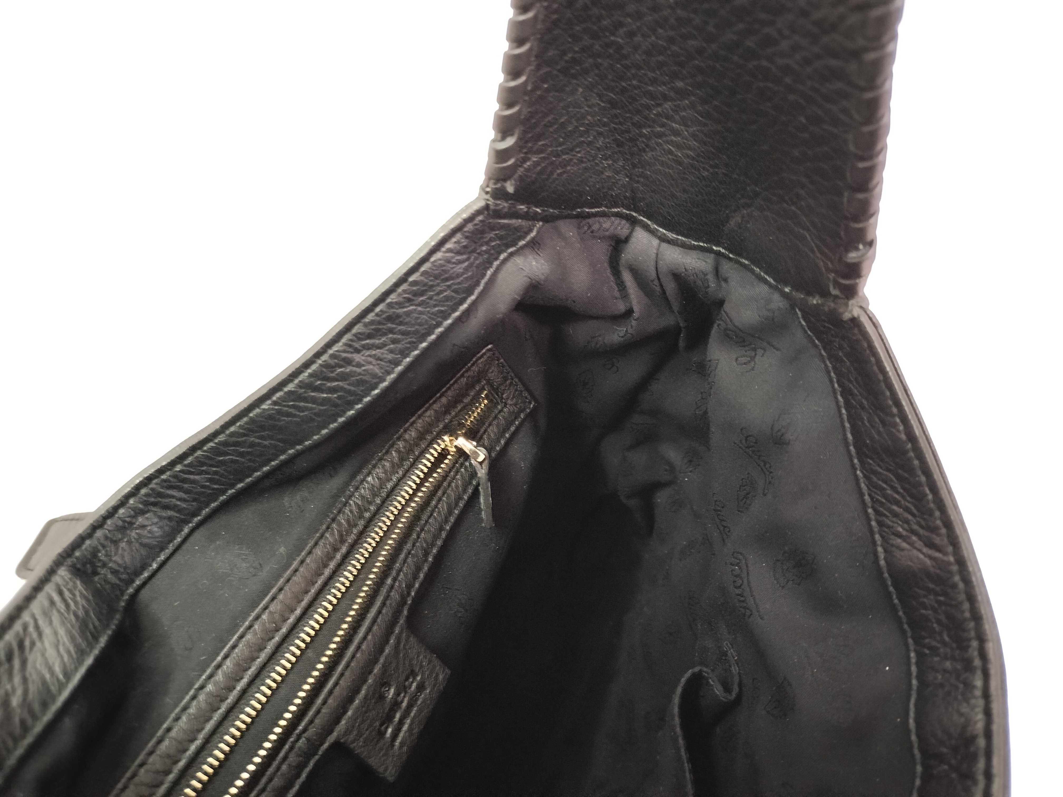 Jackie Gucci New Jackie Leather 2-Way Shoulder Bag Black 246907 Shoulder Bag — view 13