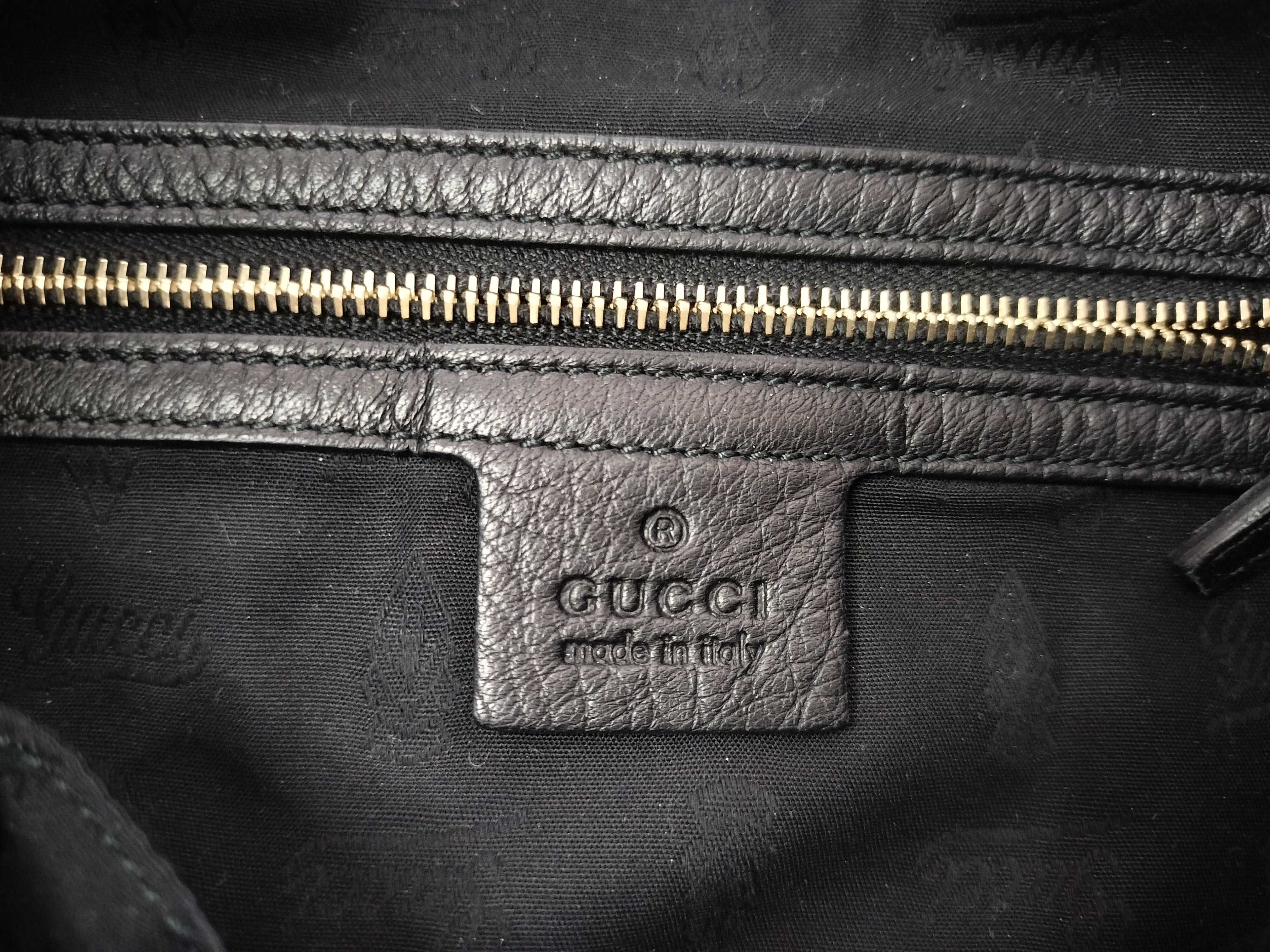 Jackie Gucci New Jackie Leather 2-Way Shoulder Bag Black 246907 Shoulder Bag — view 15