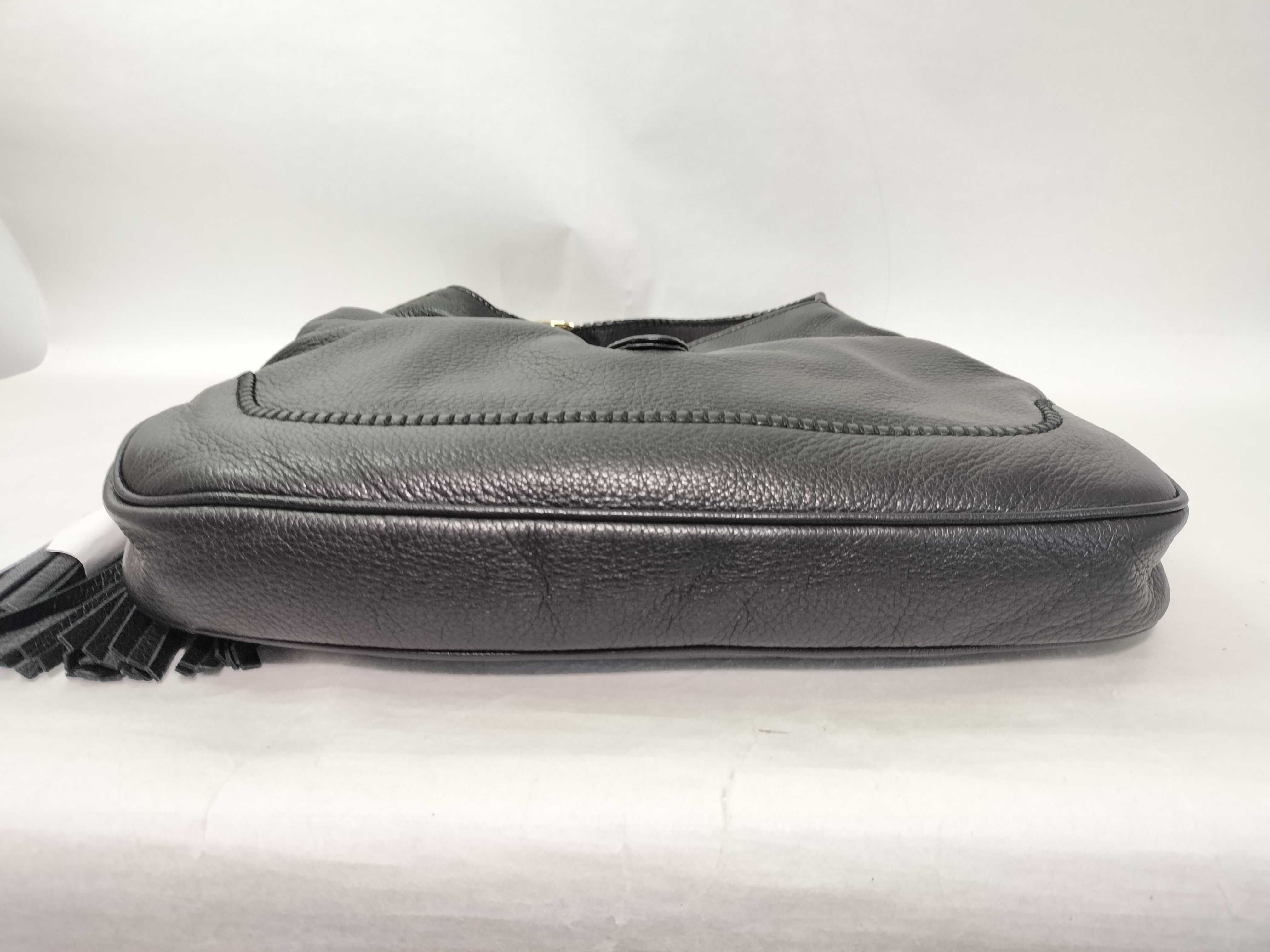 Jackie Gucci New Jackie Leather 2-Way Shoulder Bag Black 246907 Shoulder Bag — view 9