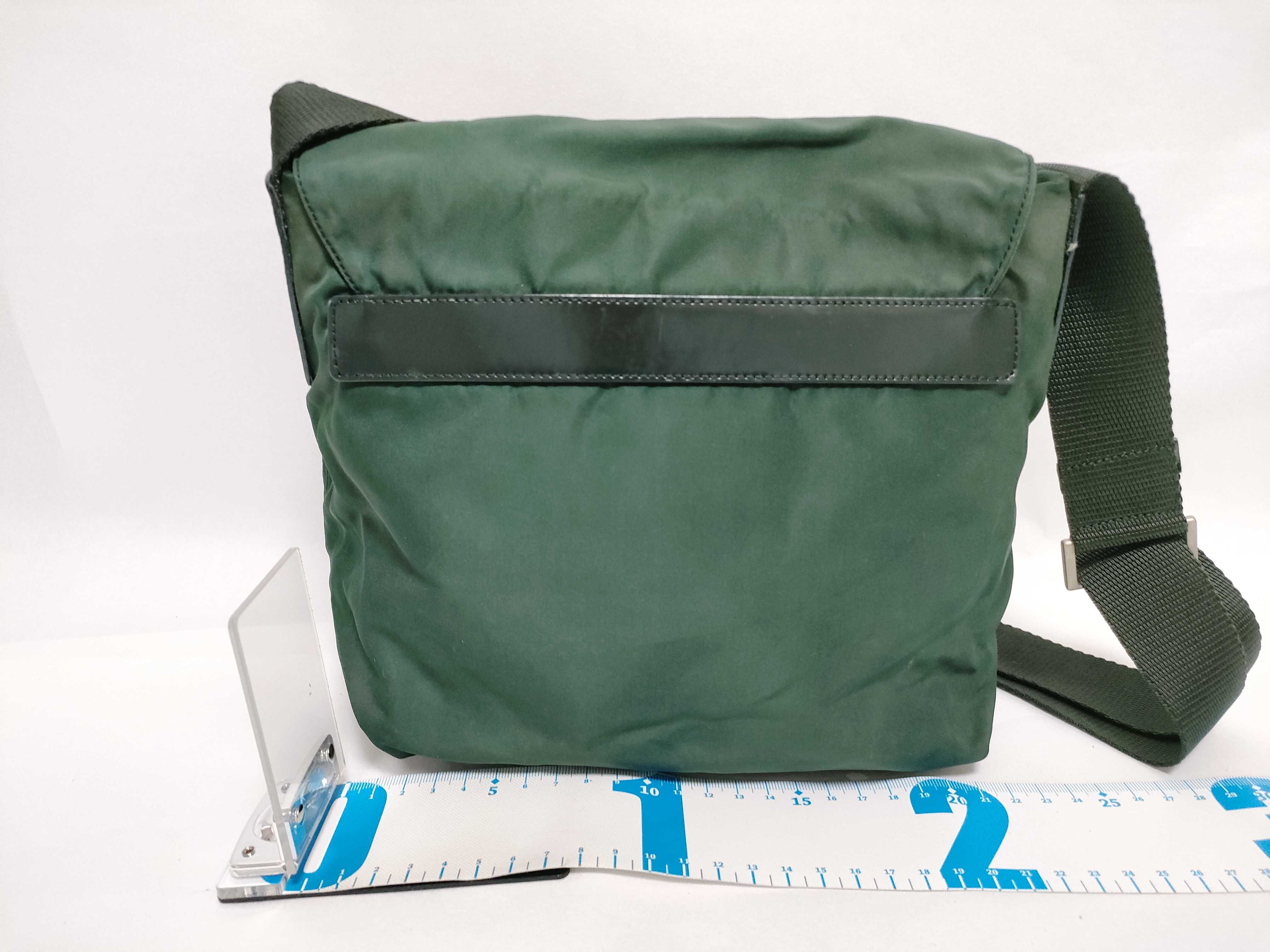 Nylon Shoulder Bag, Khaki Nylon Shoulder Bag — view 2