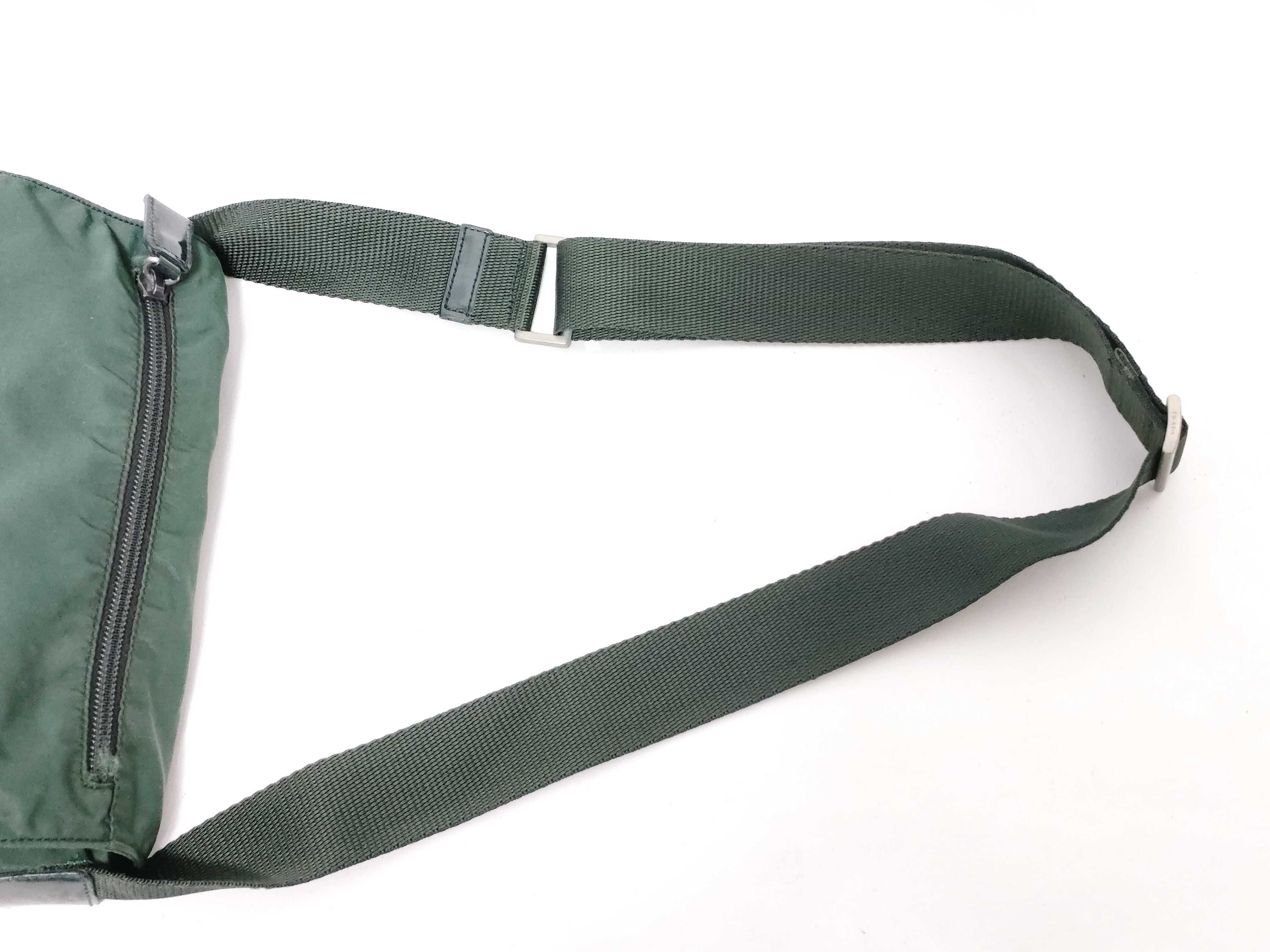 Nylon Shoulder Bag, Khaki Nylon Shoulder Bag — view 3