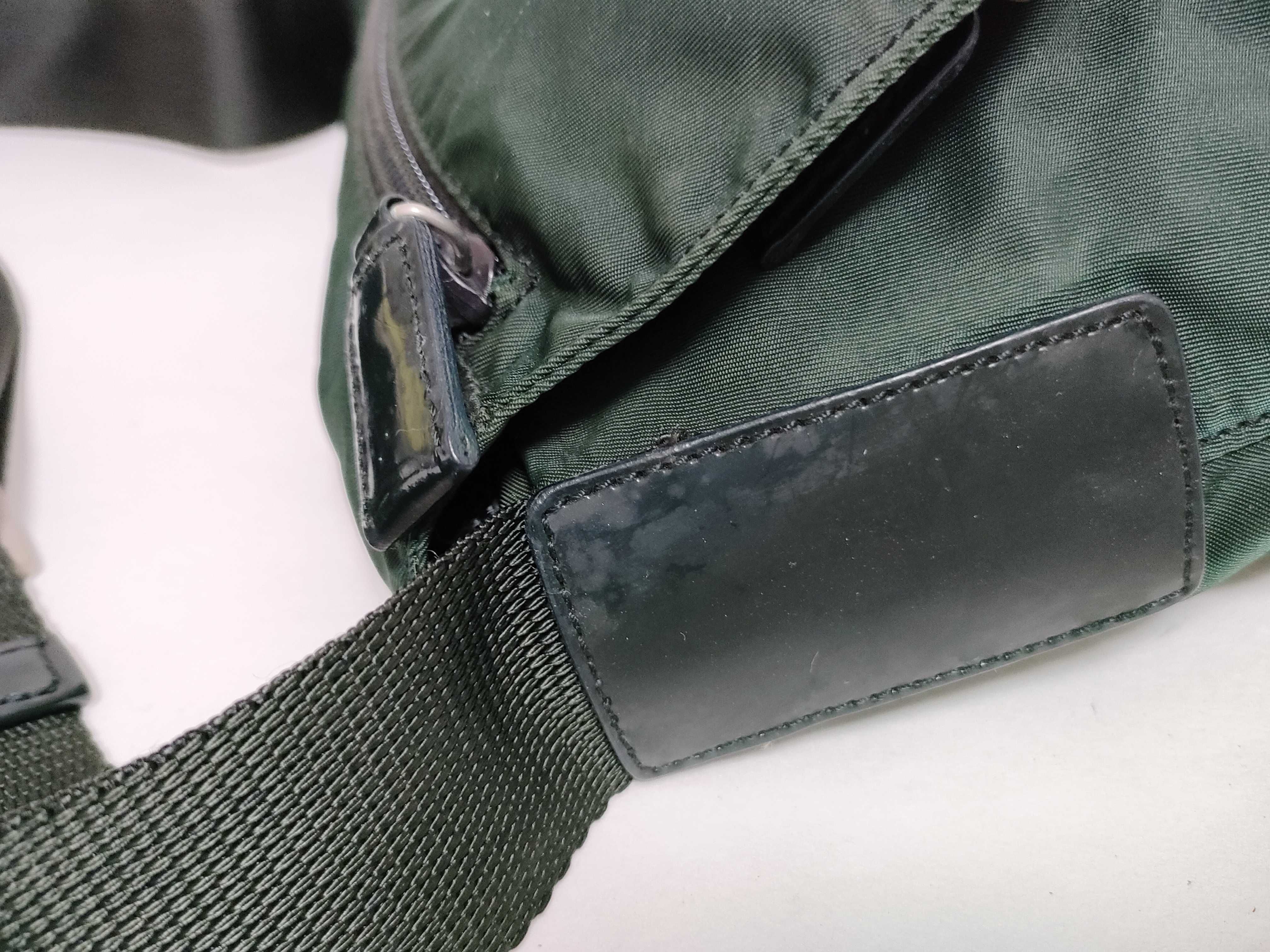 Nylon Shoulder Bag, Khaki Nylon Shoulder Bag — view 5
