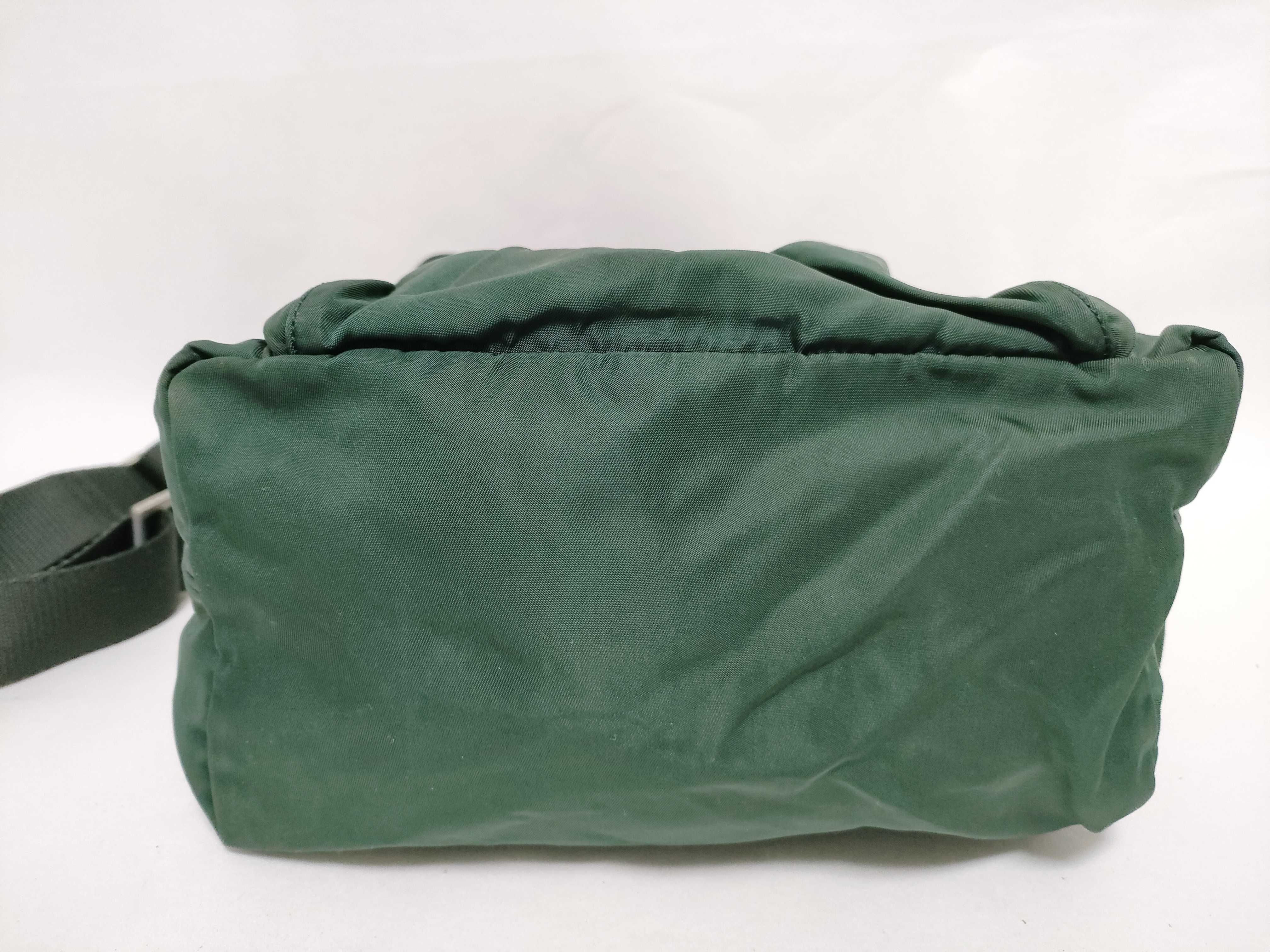 Nylon Shoulder Bag, Khaki Nylon Shoulder Bag — view 8