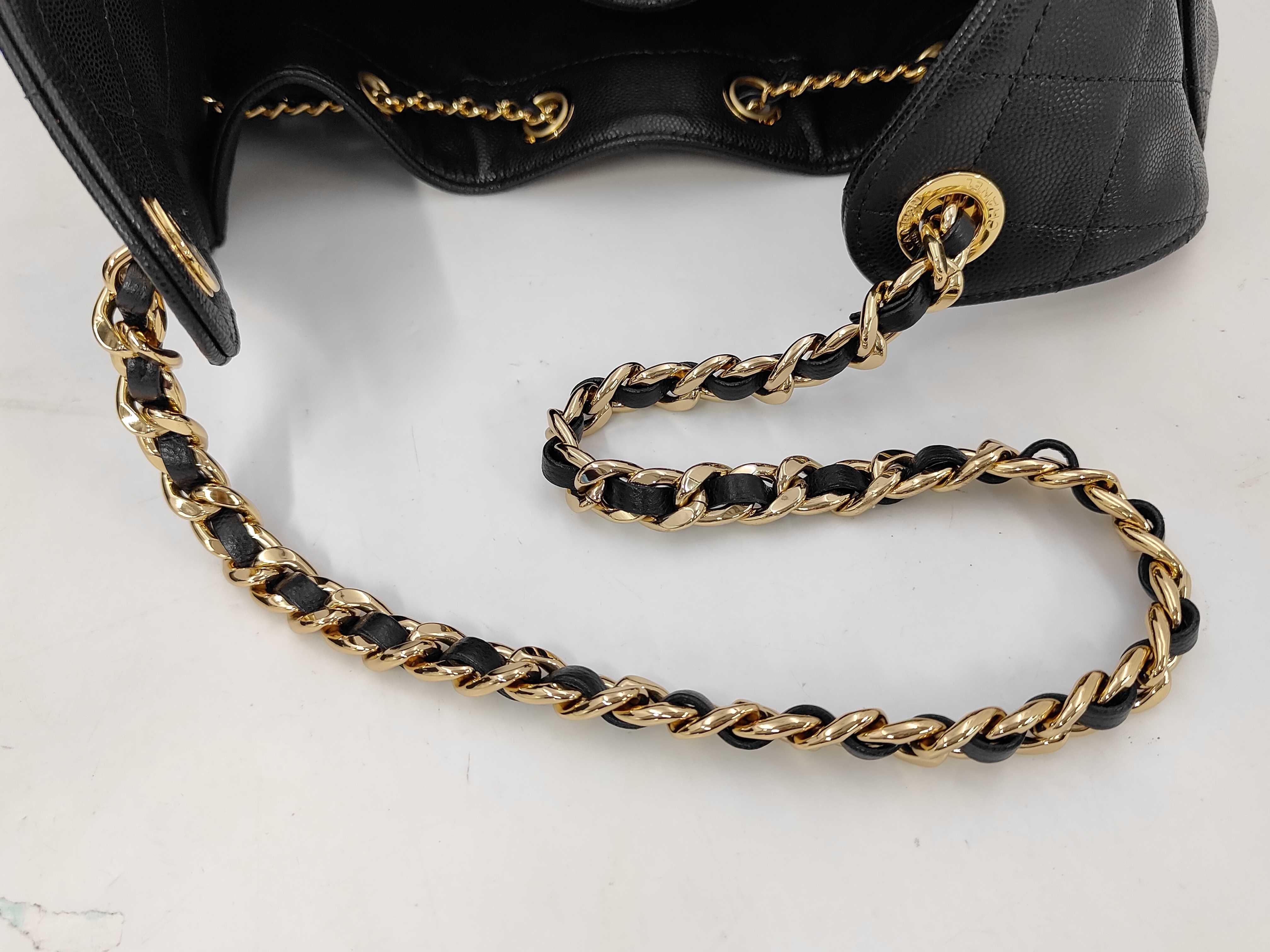 25 Small Caviar Skin Chain Shoulder Bag — view 8