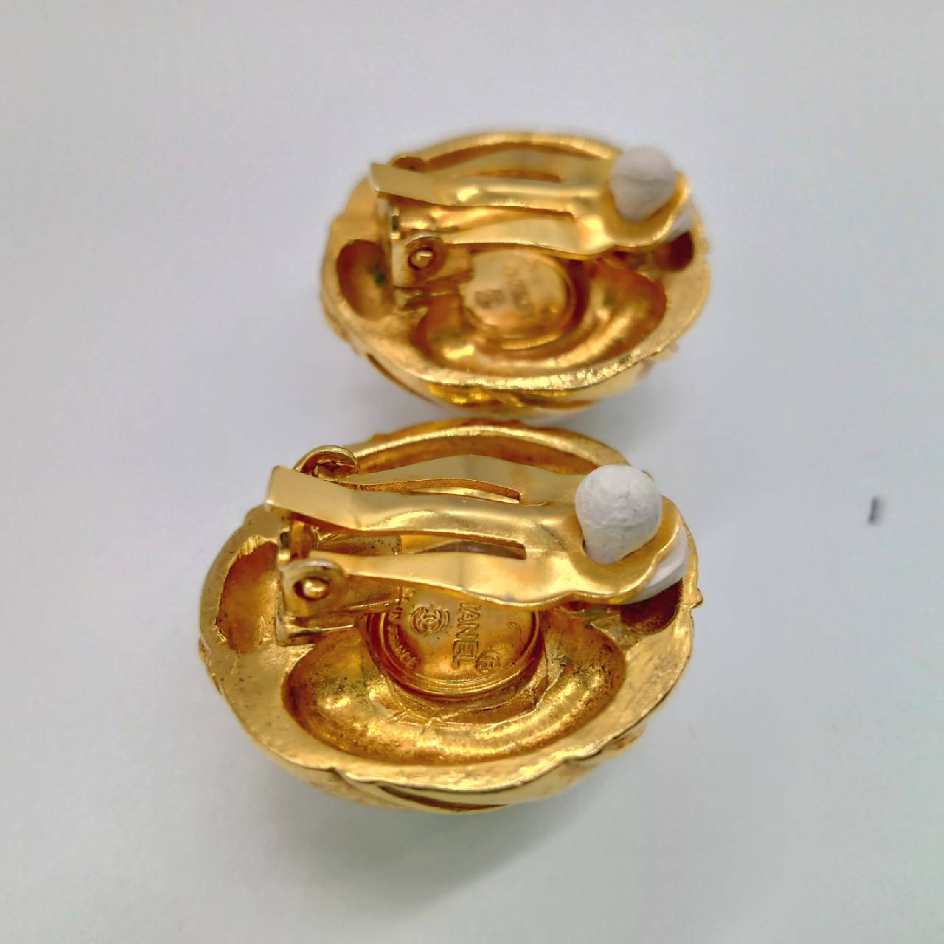 Faux Pearl GP Earrings — view 5