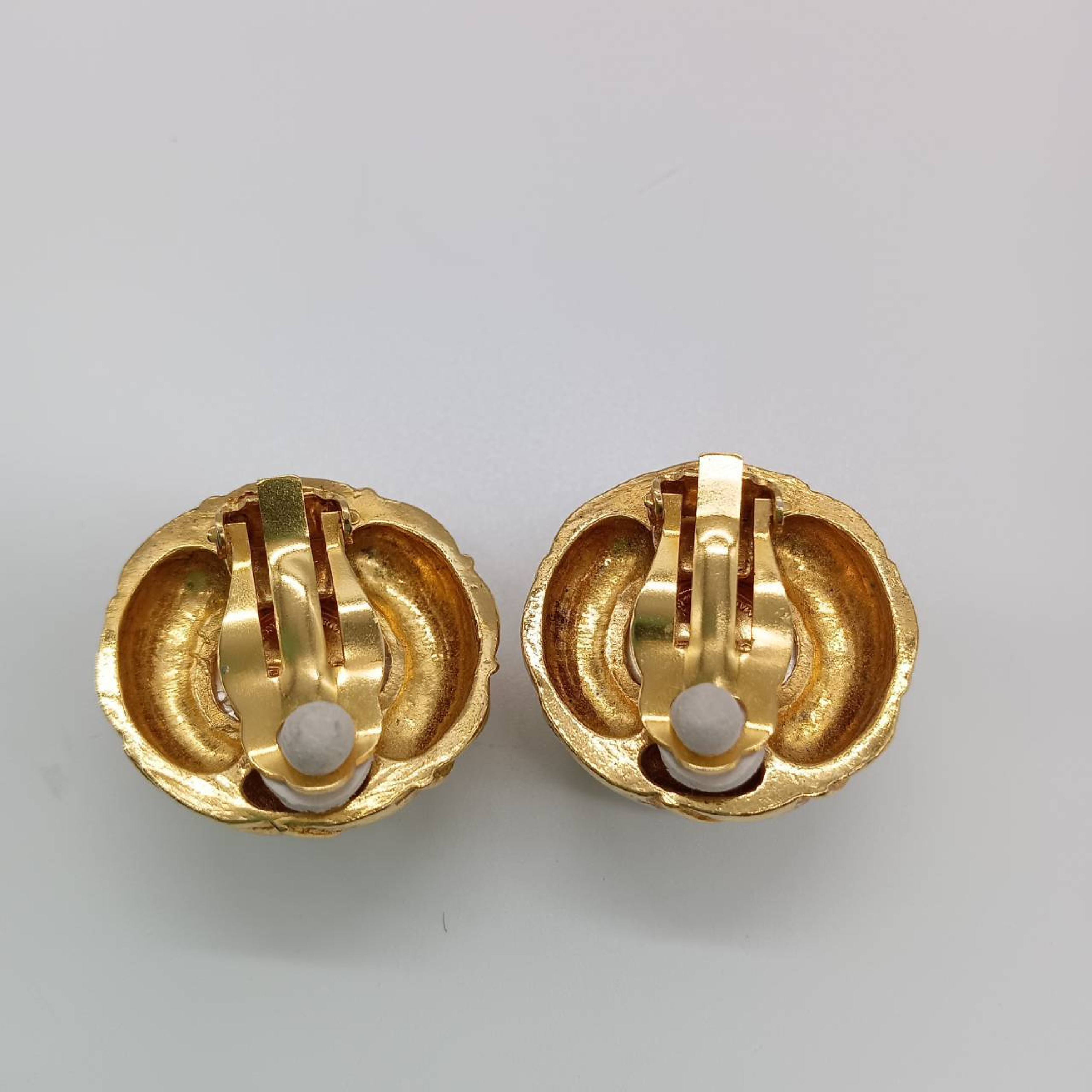 Faux Pearl GP Earrings — view 6