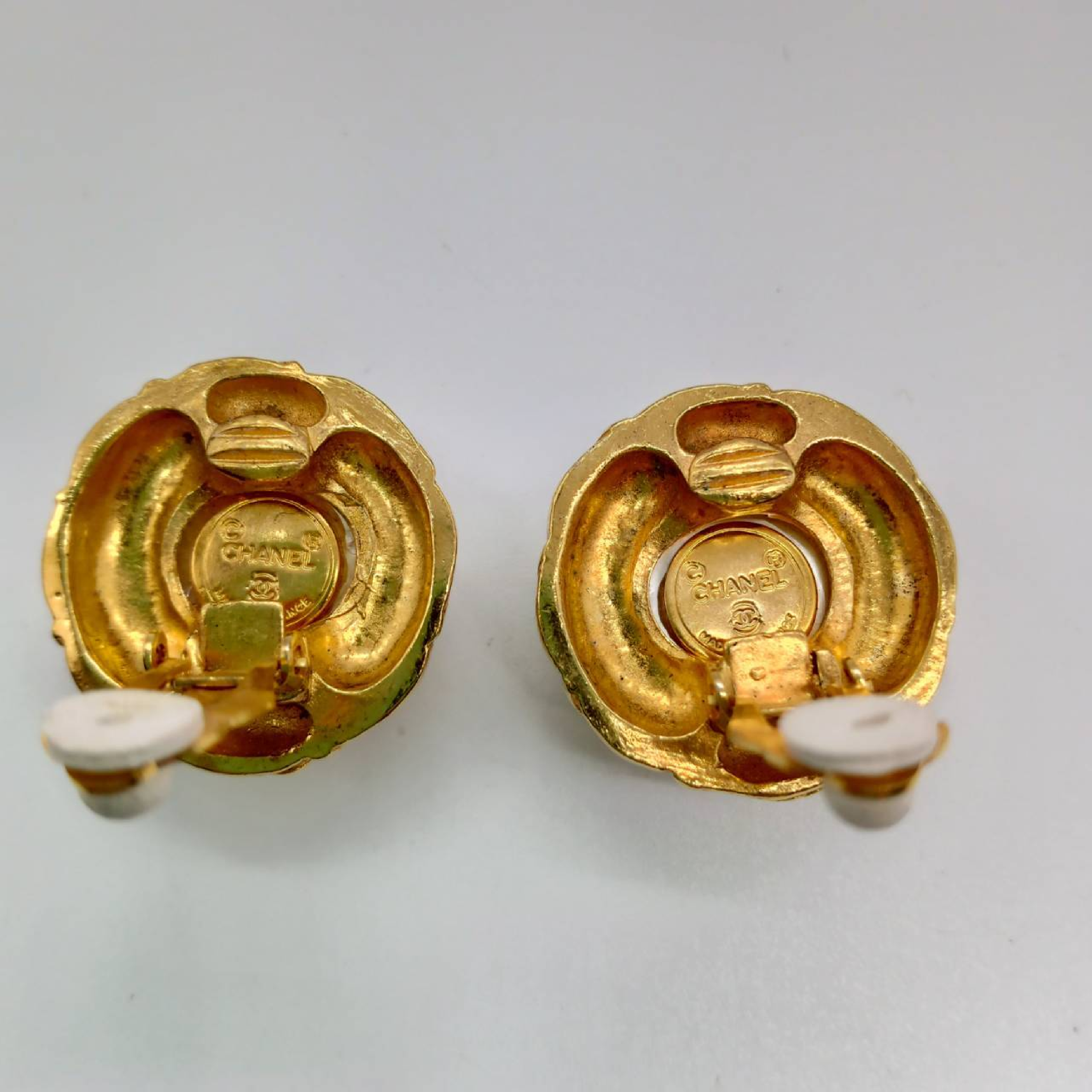 Faux Pearl GP Earrings — view 7