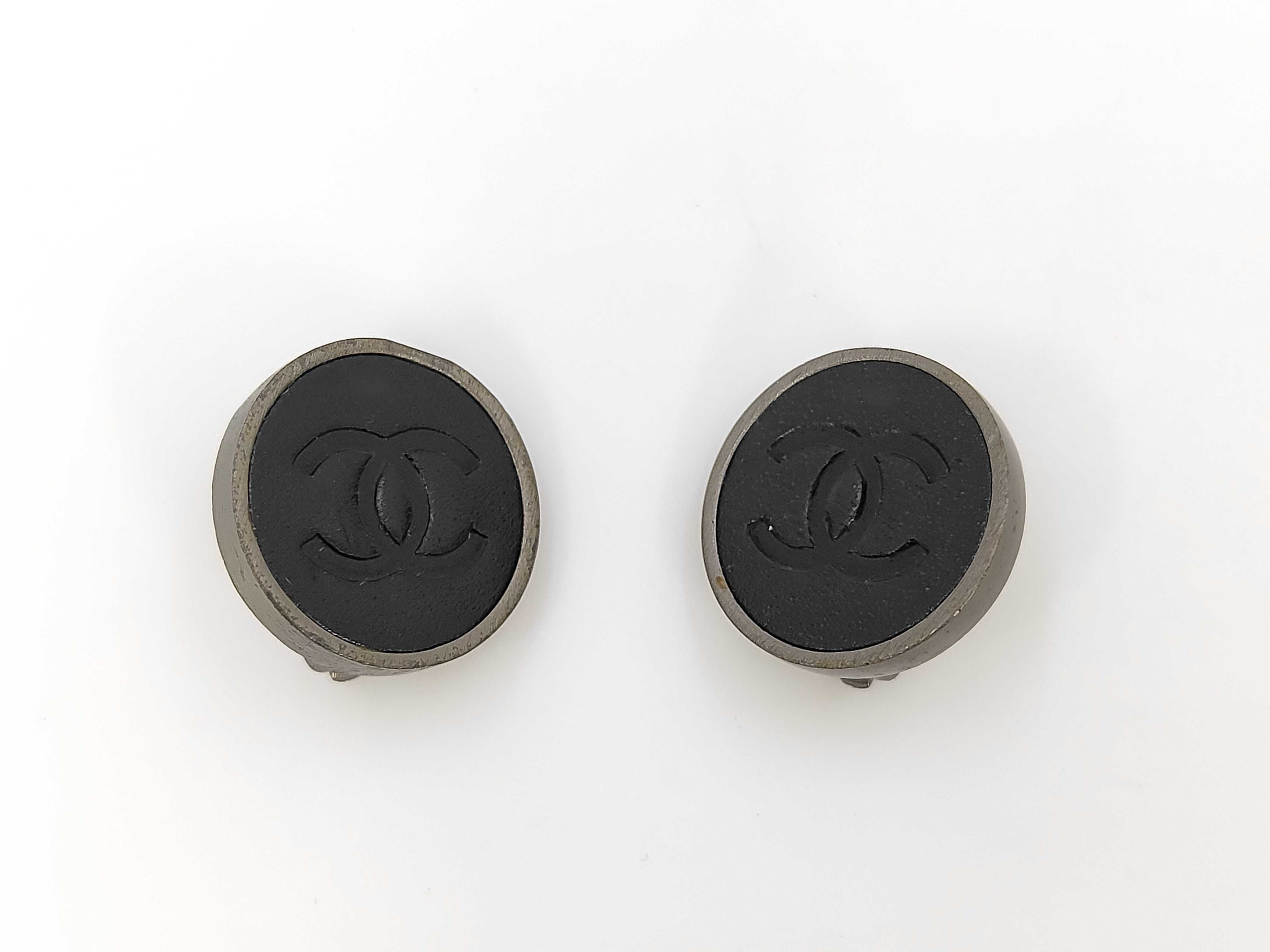 Coco Mark Earrings, Black Earrings