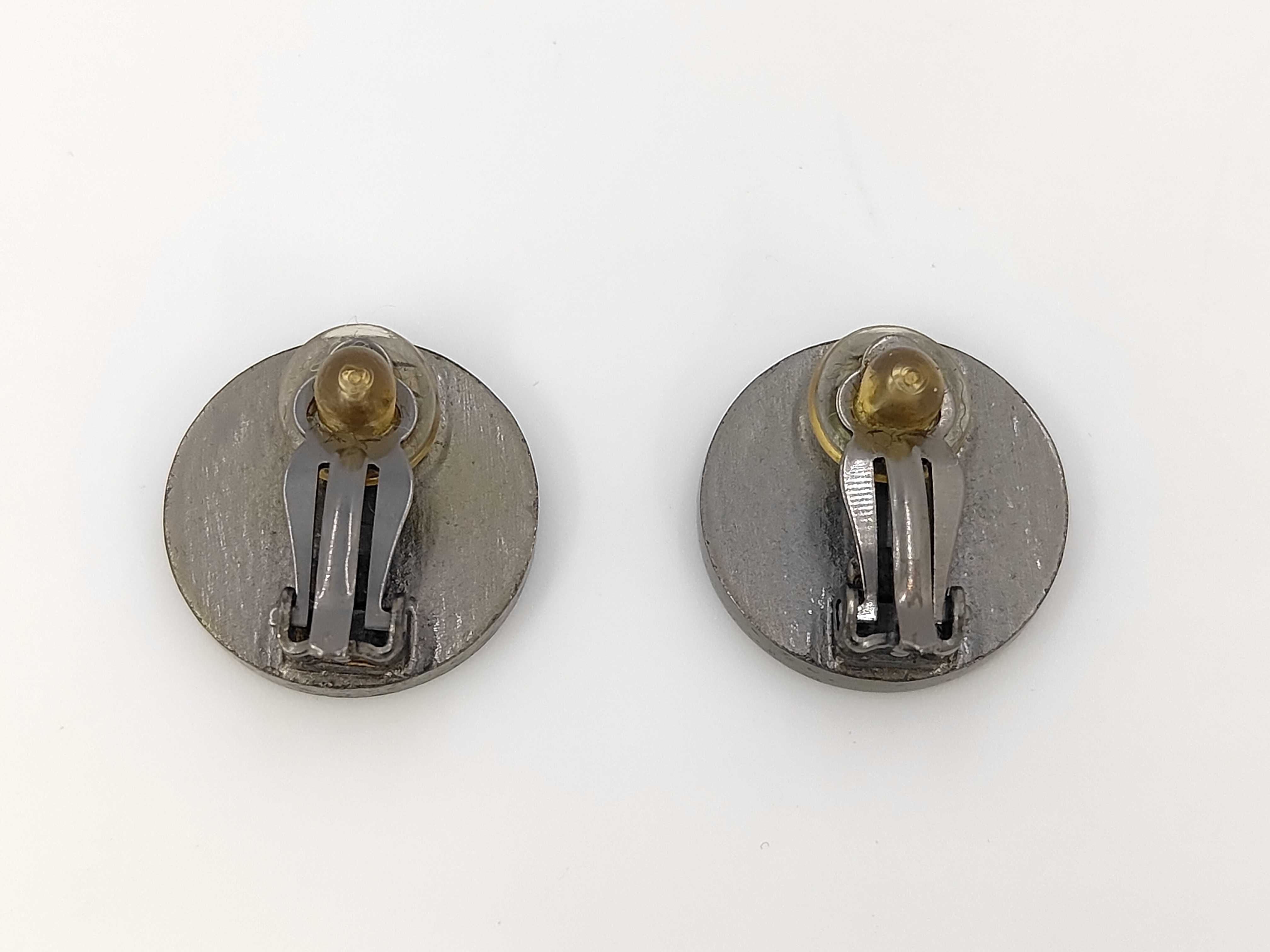 Coco Mark Earrings, Black Earrings — view 2