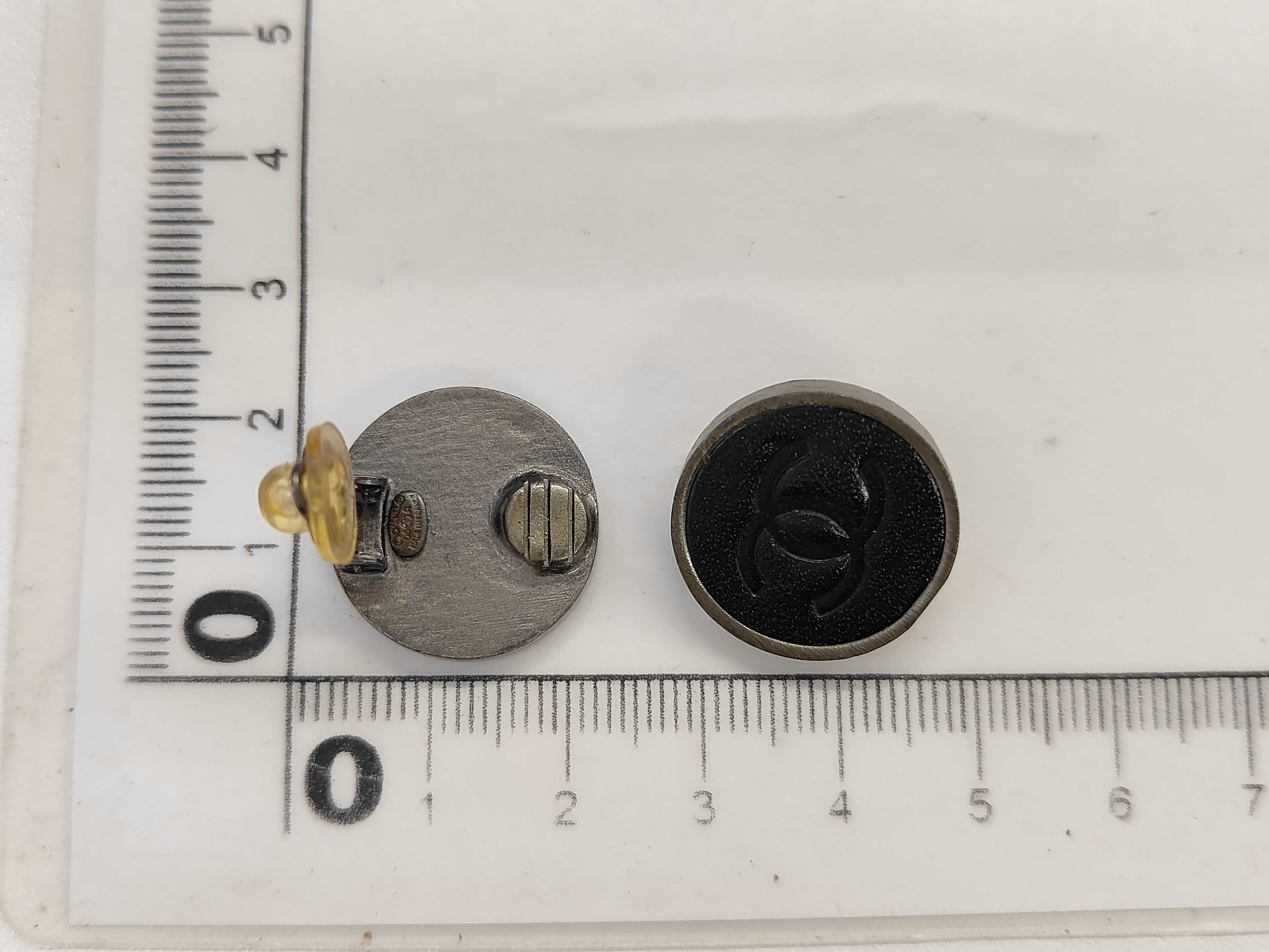Coco Mark Earrings, Black Earrings — view 6