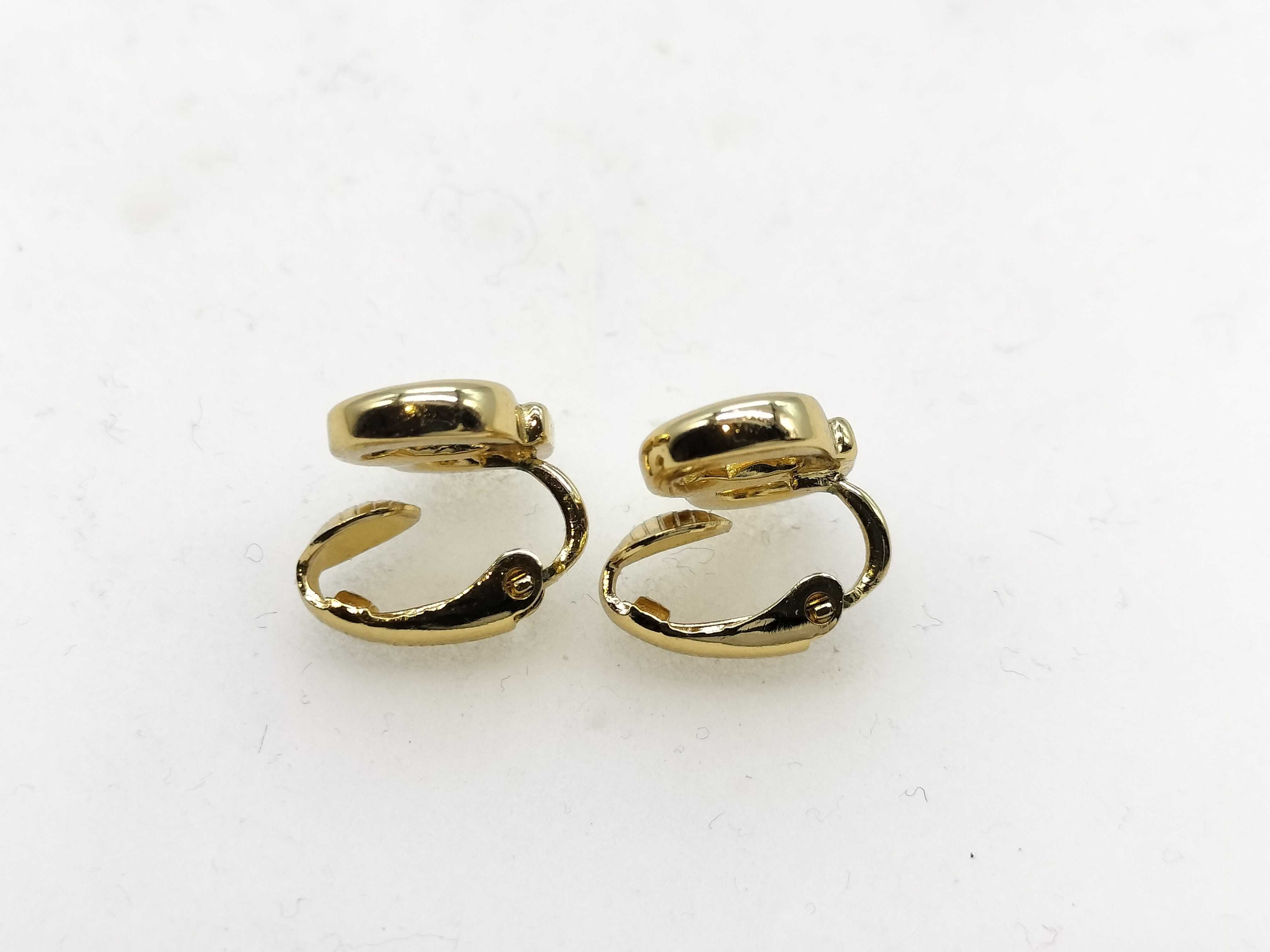 Gold Logo Earrings — view 4