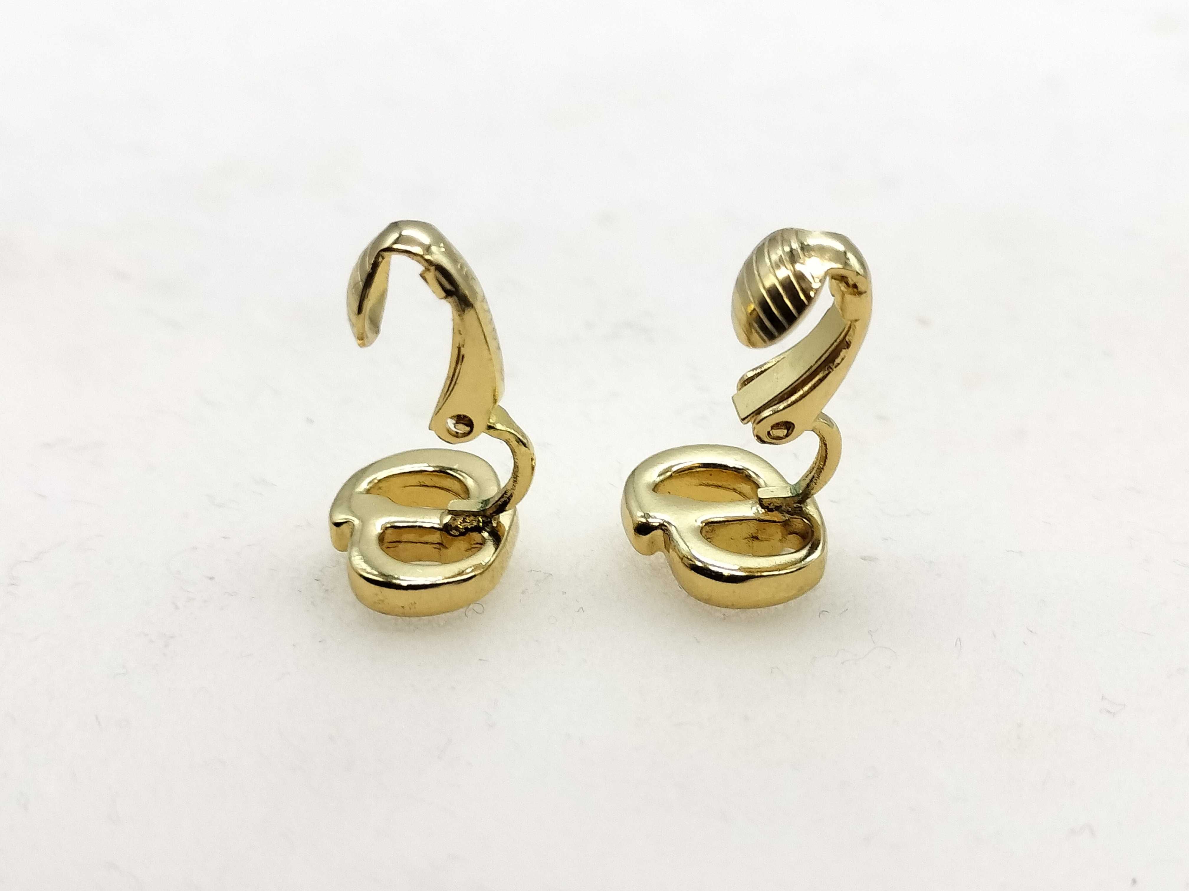 Gold Logo Earrings — view 5