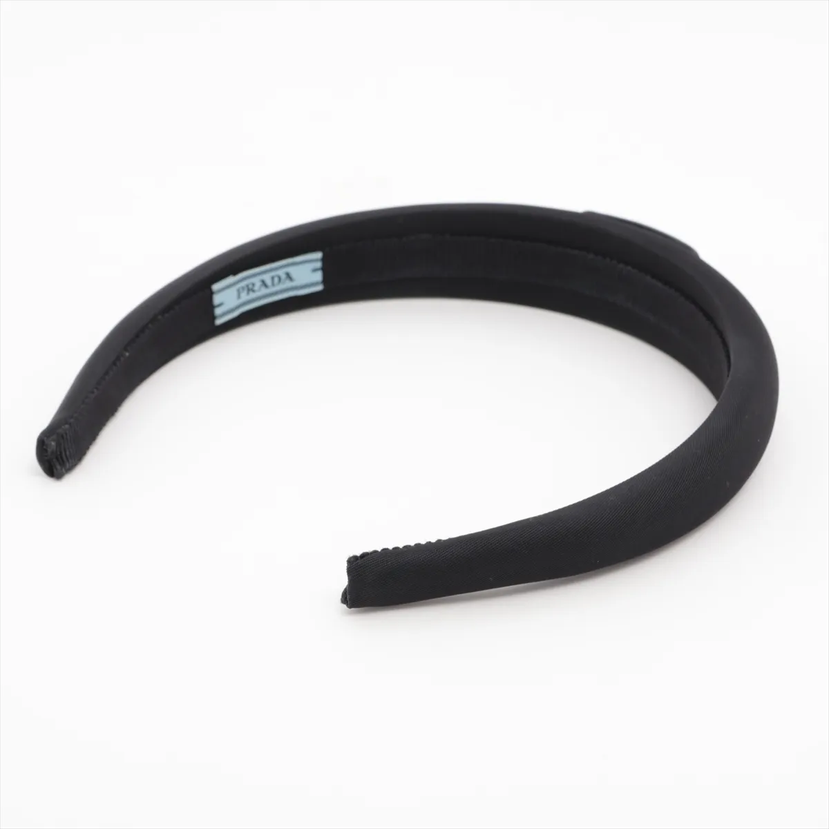1IH080 Tessuto Headband, Nylon, Black, — view 2