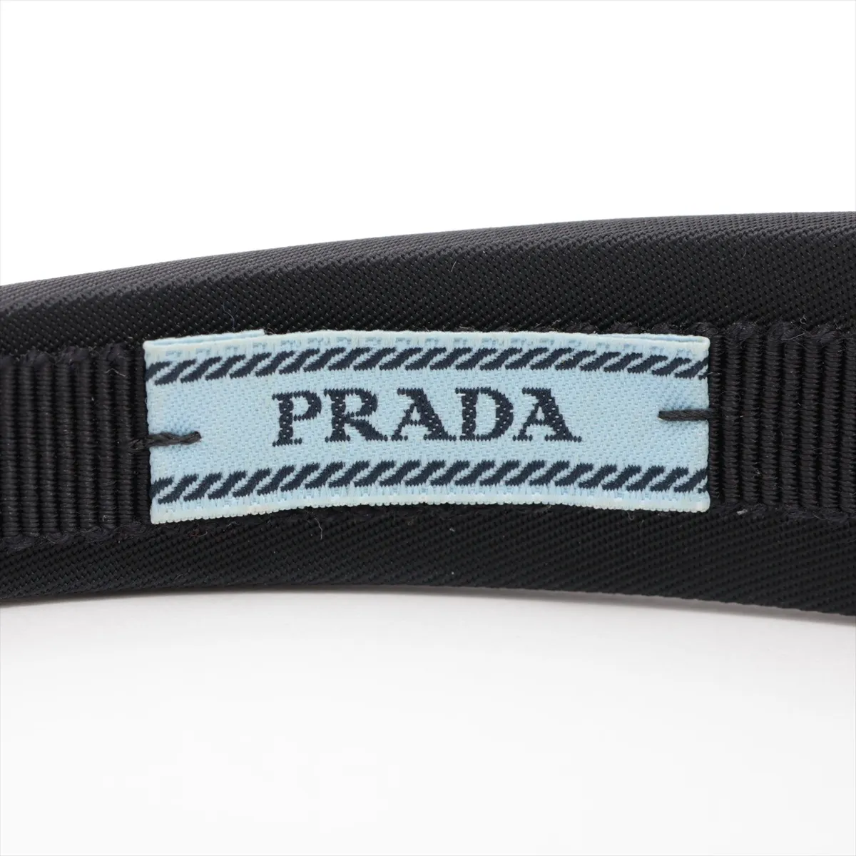 1IH080 Tessuto Headband, Nylon, Black, — view 3