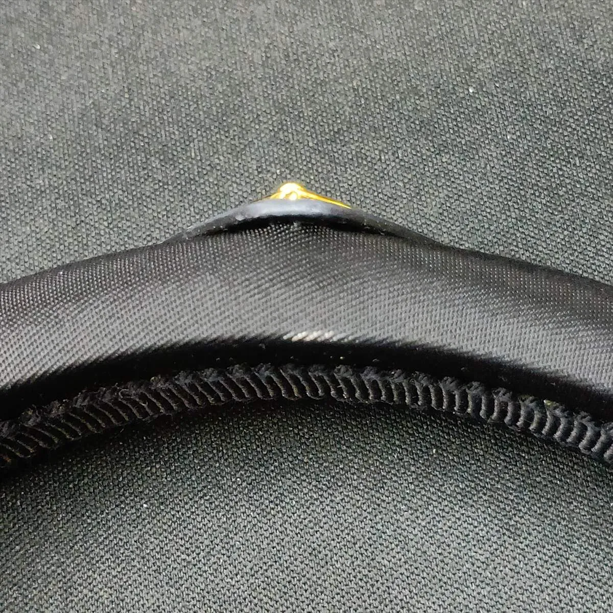 1IH080 Tessuto Headband, Nylon, Black, — view 5