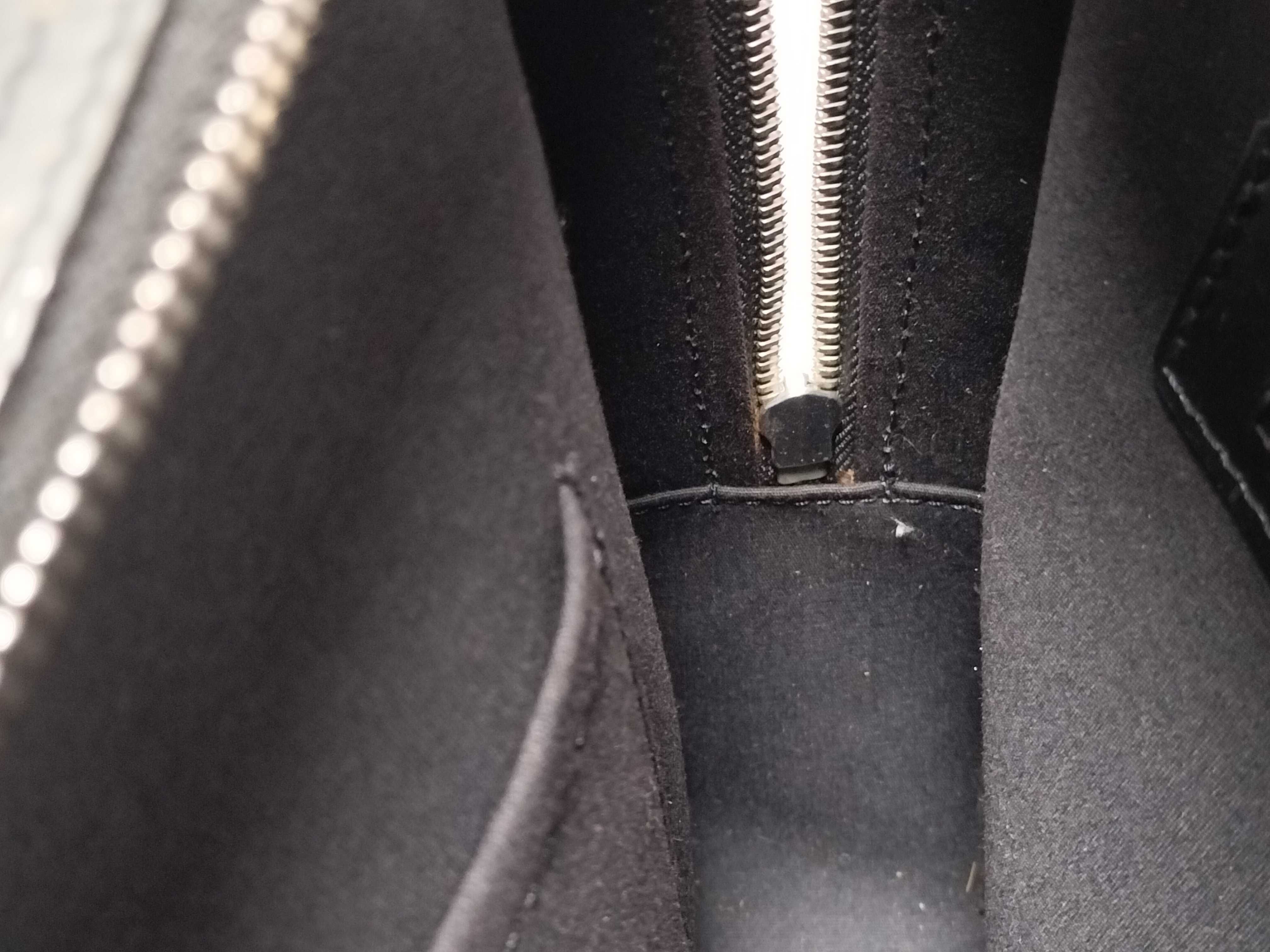 Vernis Vuitton Monogram Mat Malden M55132 Black BA0052 Business Bag — view 13