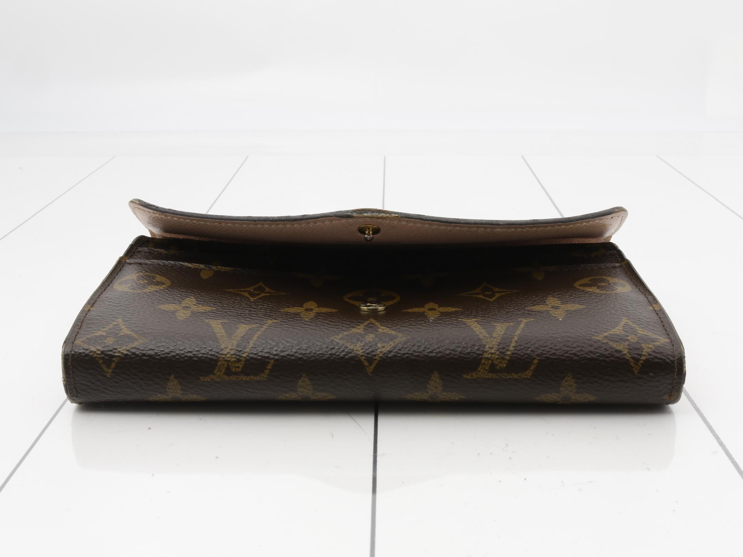 Monogram Portefeuille Sarah Rose Ballerine Bi-fold Long Wallet — view 3