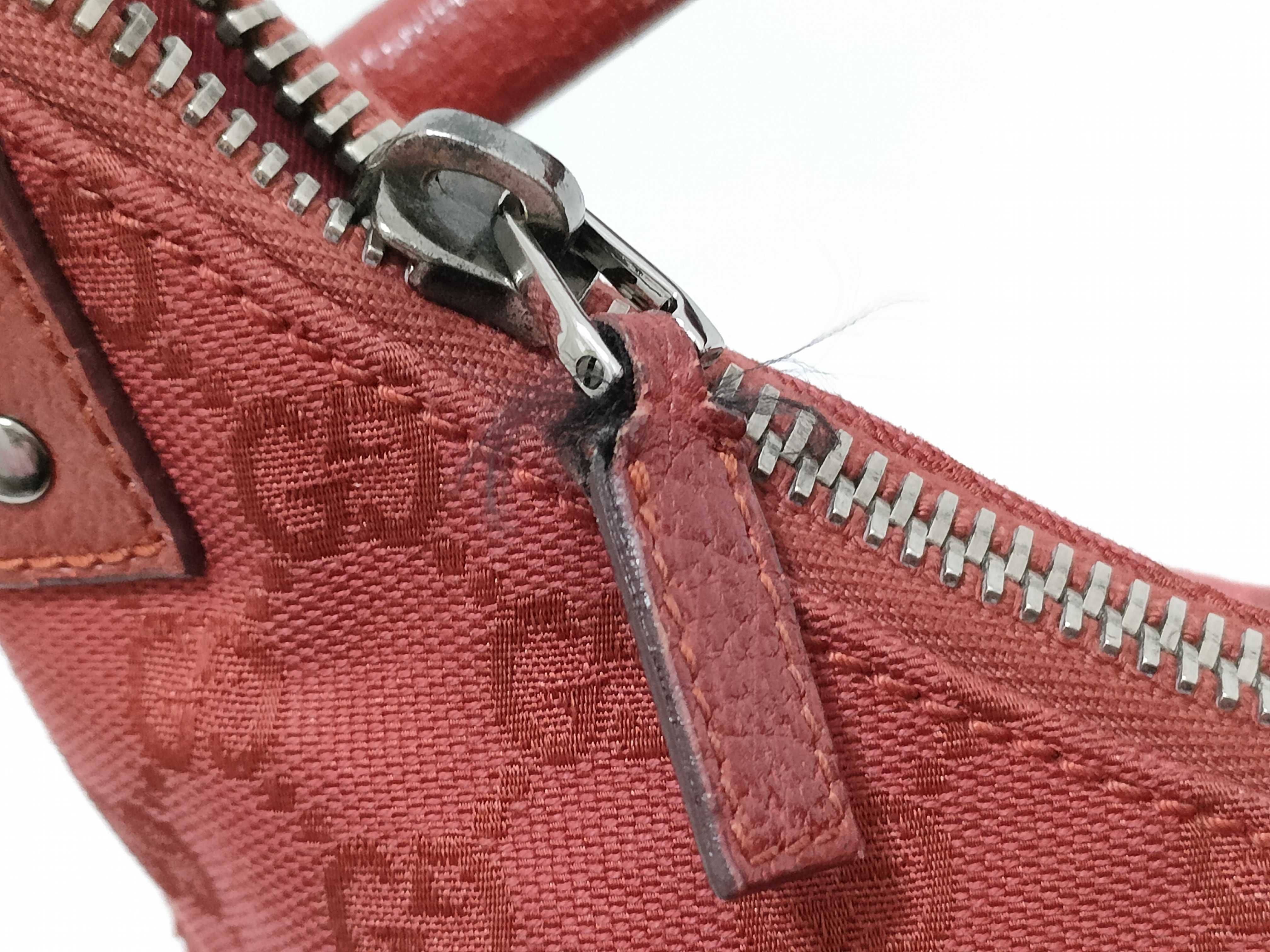 GG Canvas One-Shoulder Bag (Red) — view 13
