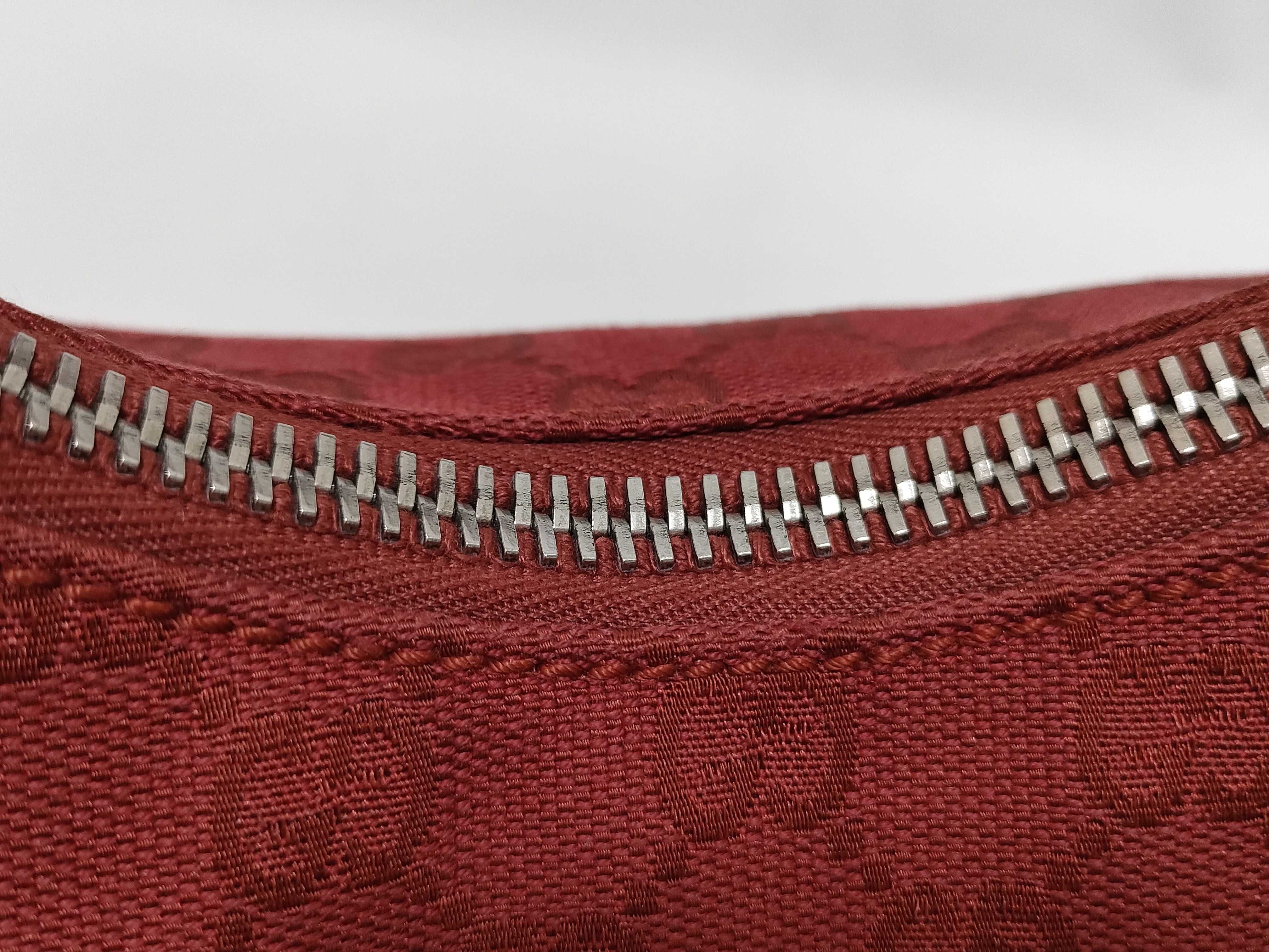 GG Canvas One-Shoulder Bag (Red) — view 8