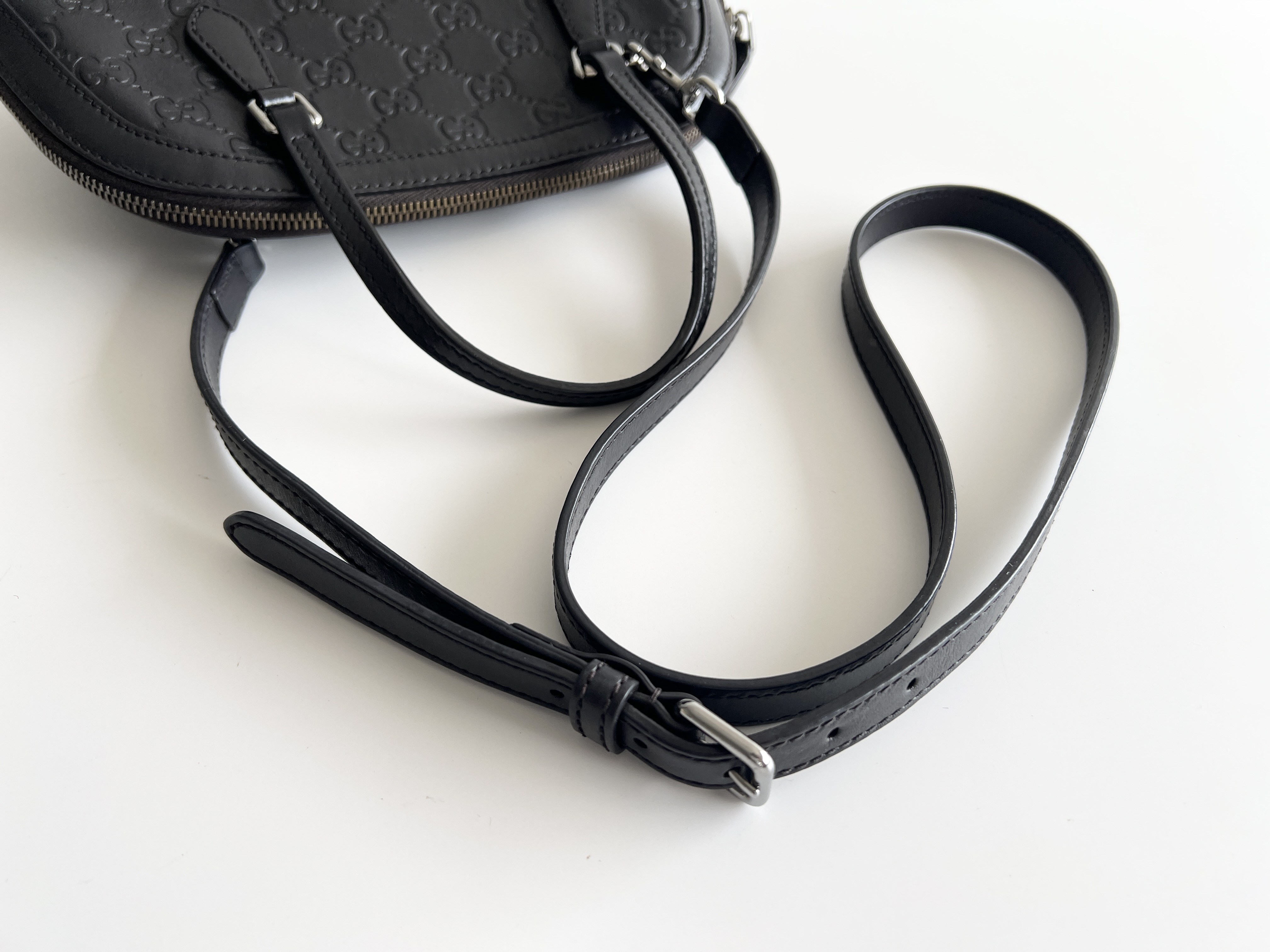 Microssima GG Leather 2-way Shoulder Bag/Handbag — view 3