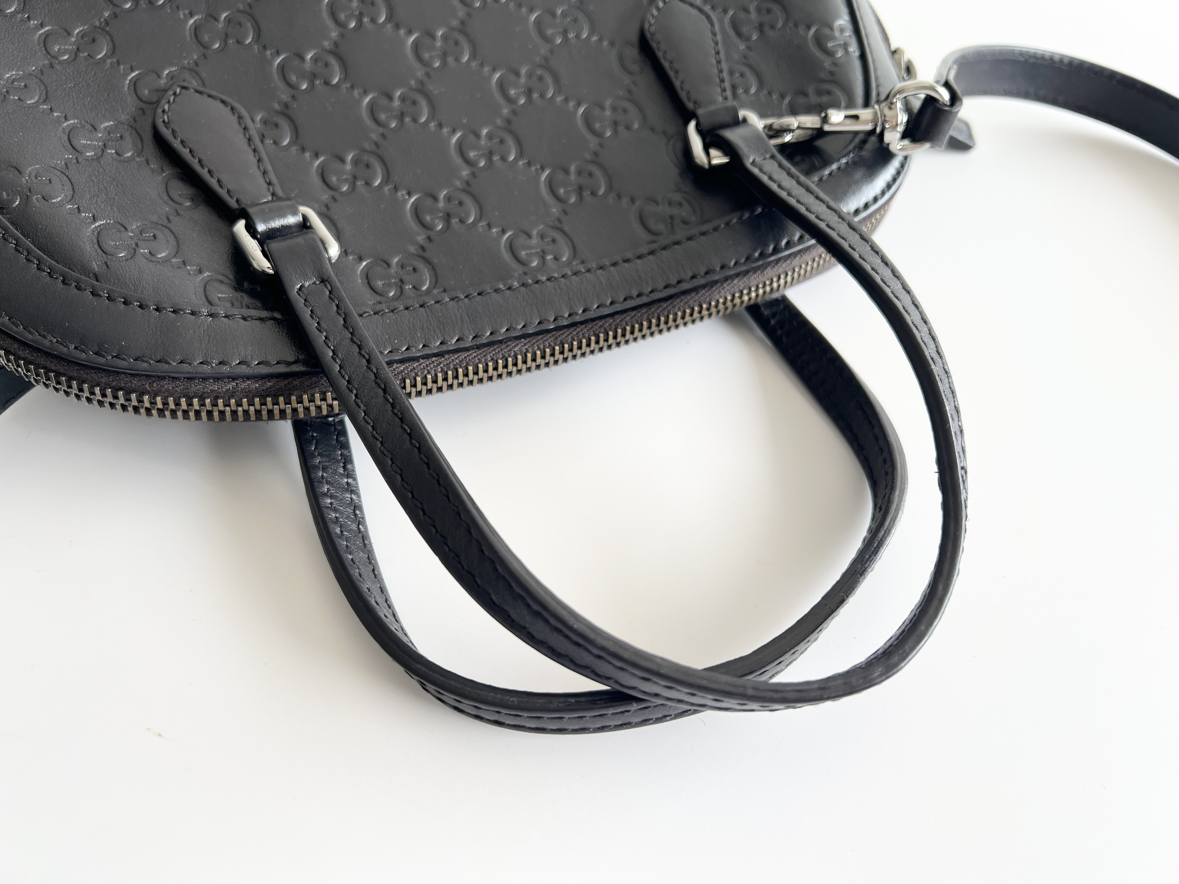 Microssima GG Leather 2-way Shoulder Bag/Handbag — view 4