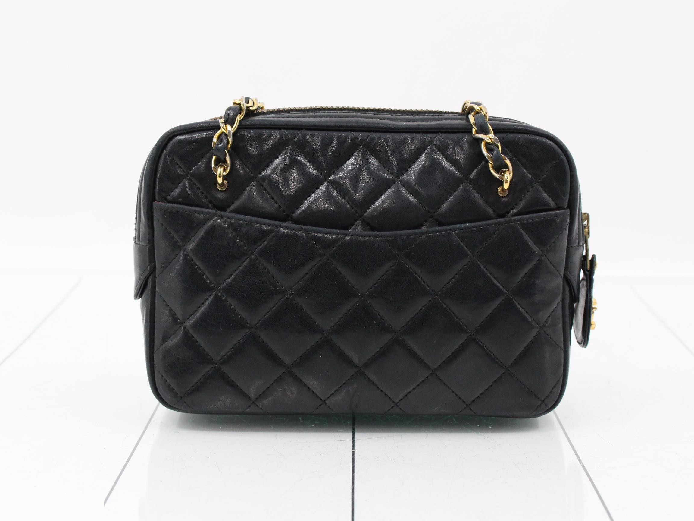 Matelassé Mini Chain Shoulder Bag — view 2