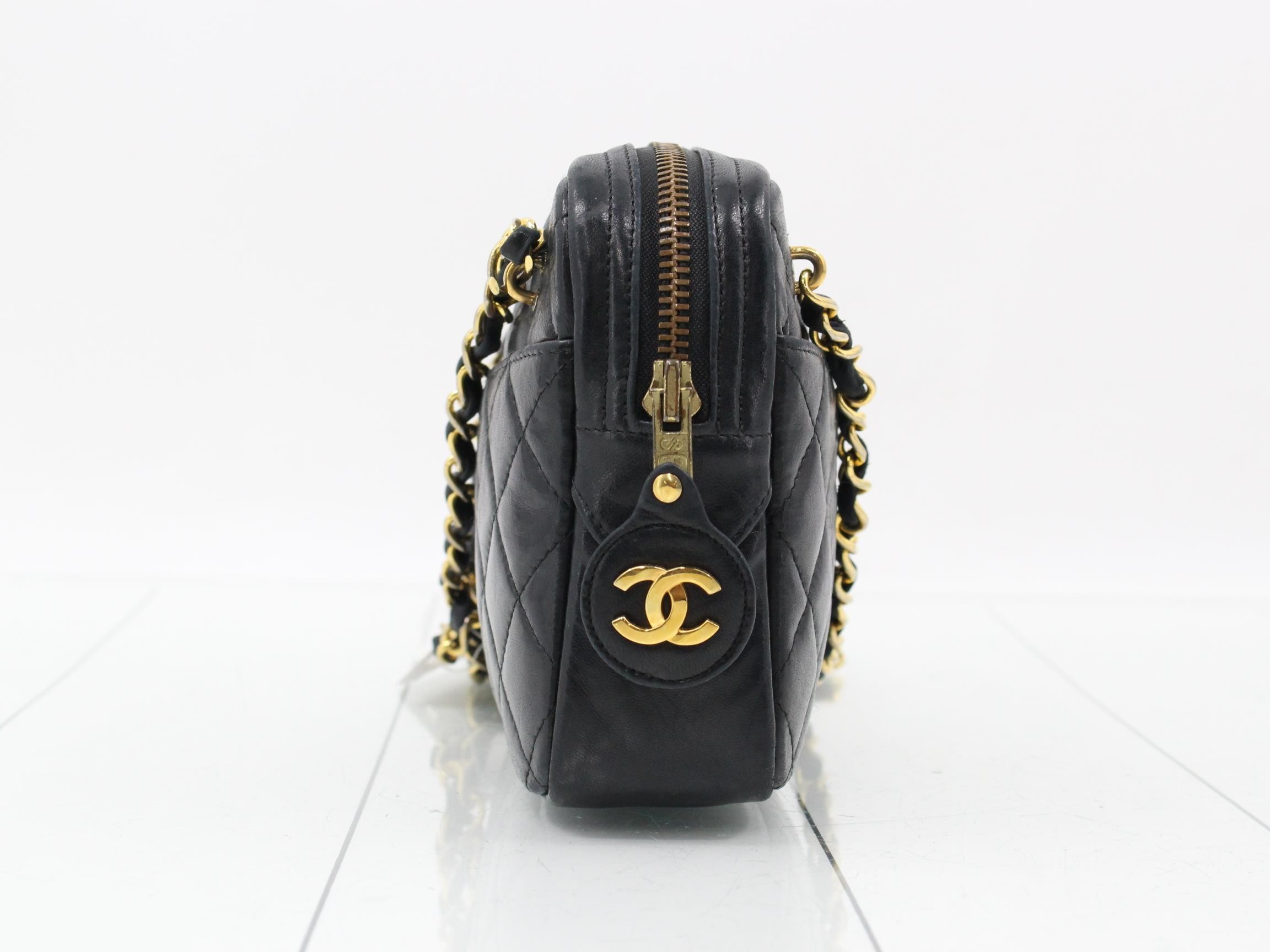 Matelassé Mini Chain Shoulder Bag — view 4