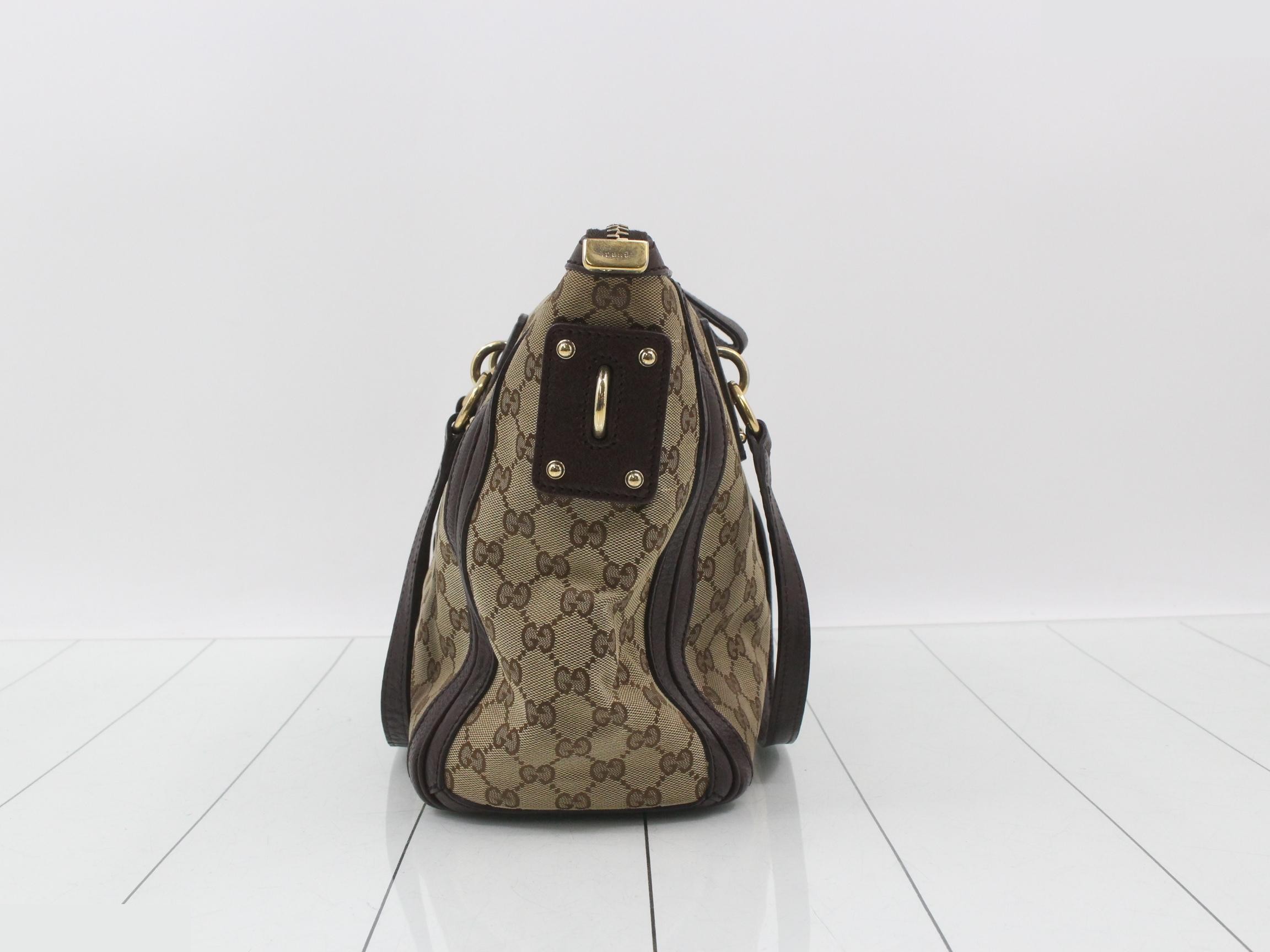 GG Canvas Interlocking G Charm Tote Bag — view 3