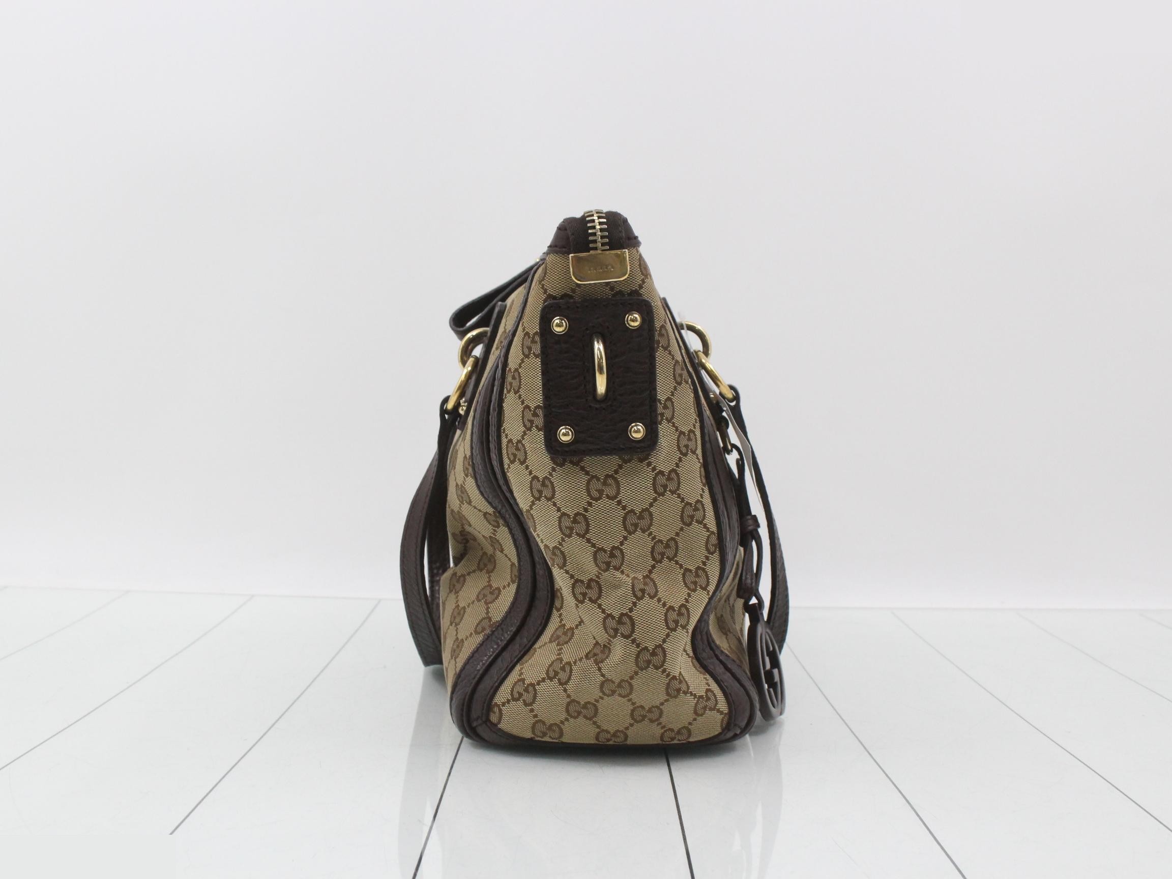 GG Canvas Interlocking G Charm Tote Bag — view 4