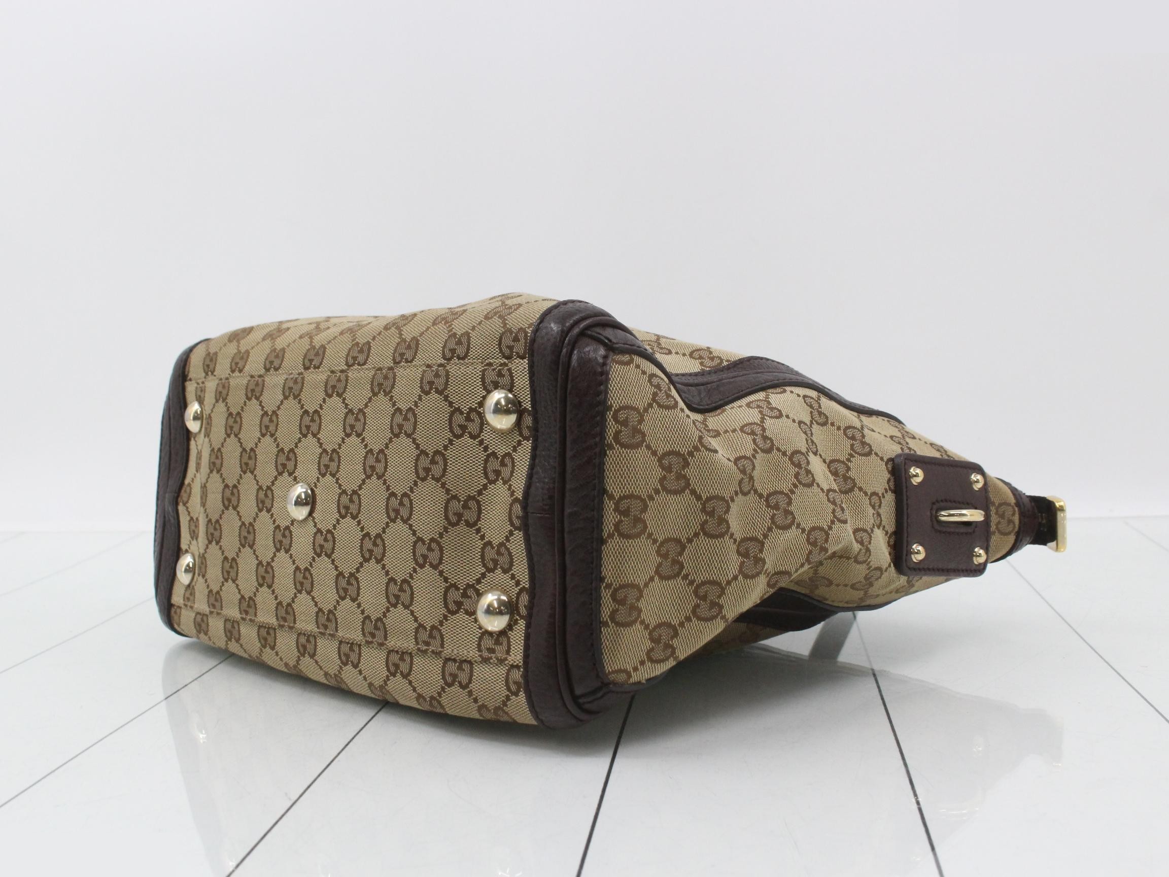 GG Canvas Interlocking G Charm Tote Bag — view 6