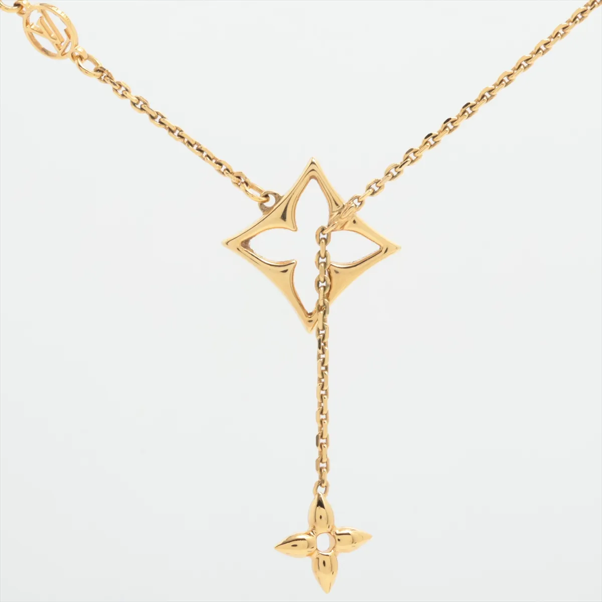 M01234 Necklace LV Flowergram DI5204 Necklace GP Gold — view 2