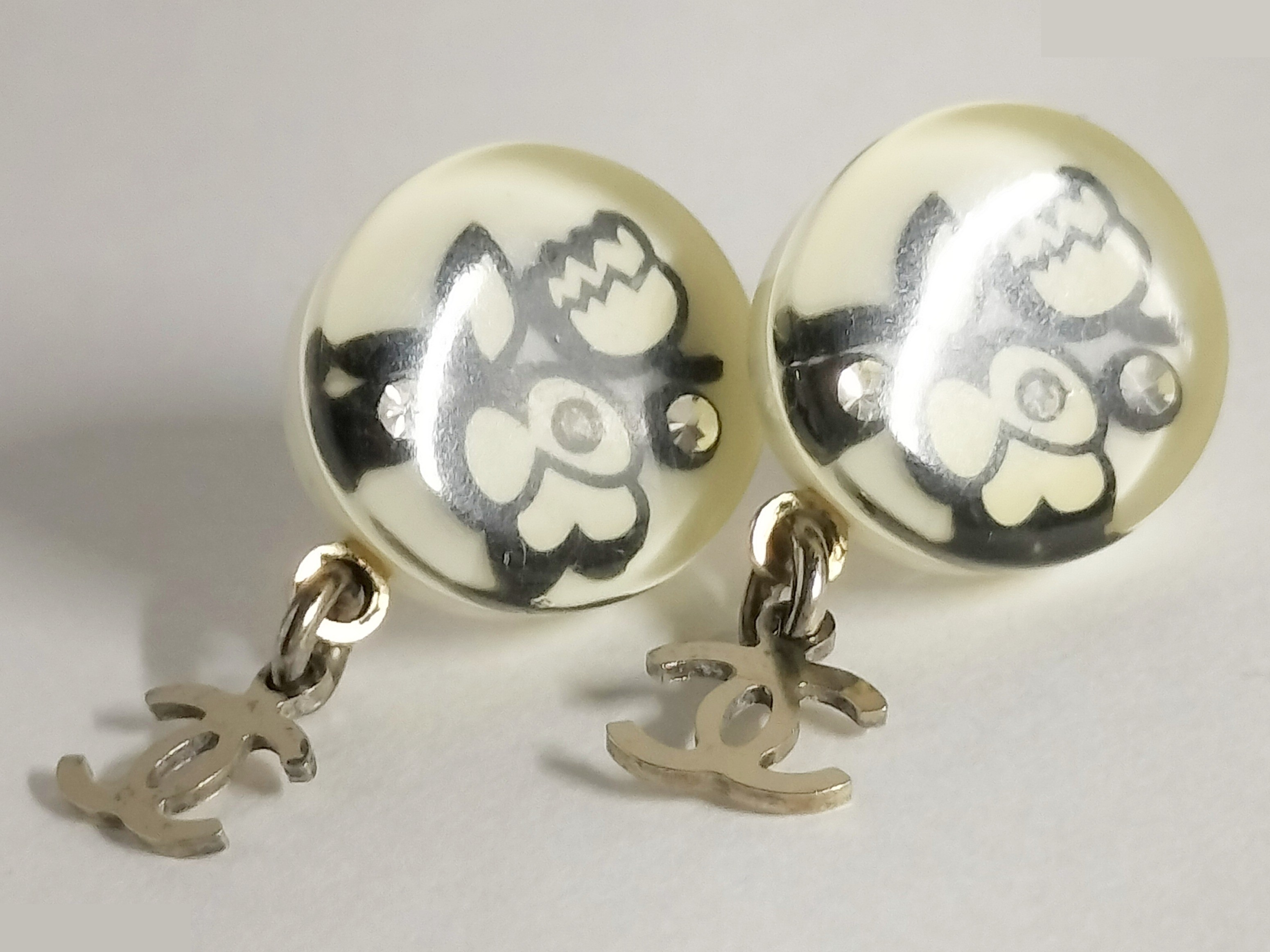 Coco dangling plastic earrings — view 5