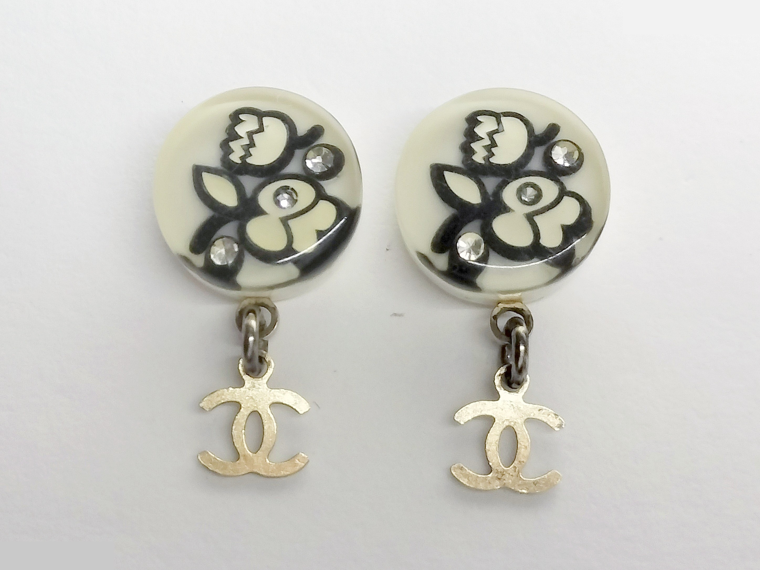 Coco dangling plastic earrings — view 6