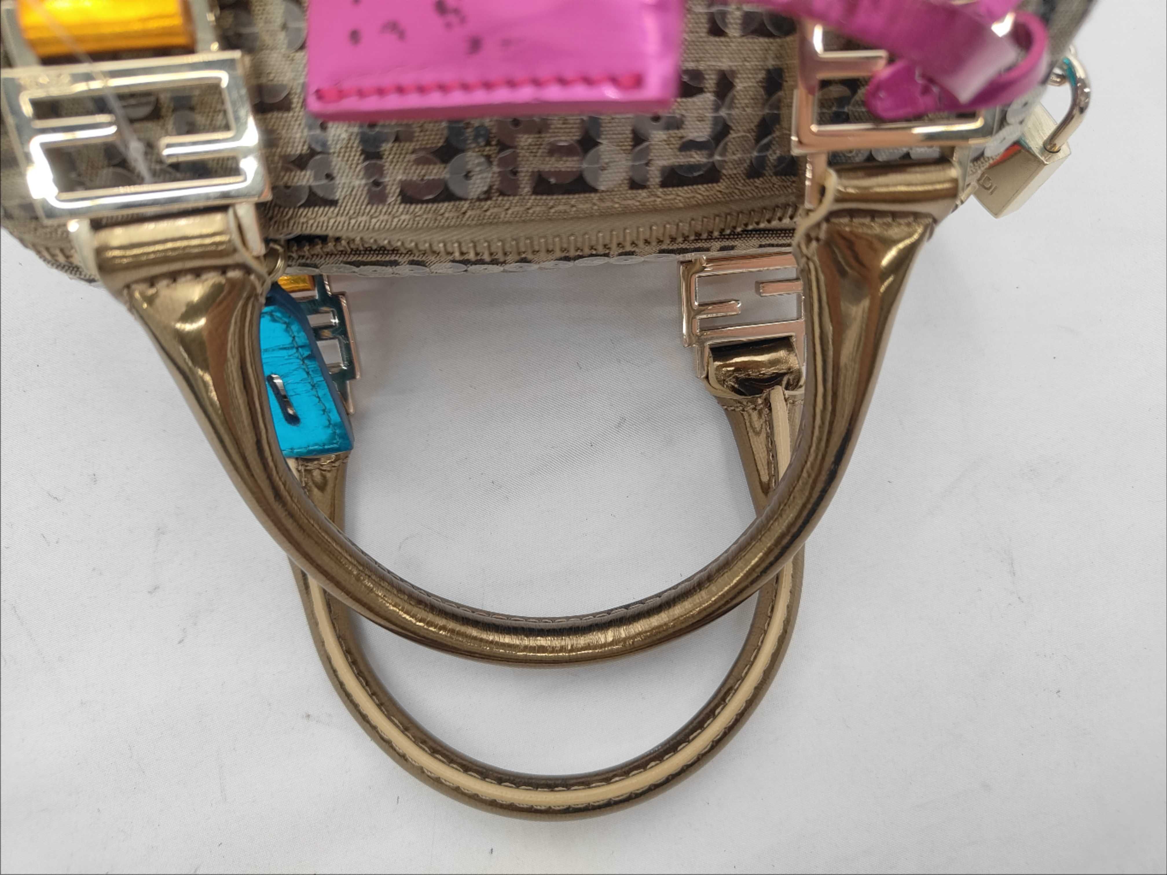 Mini Boston Sequin Boston Bag — view 3