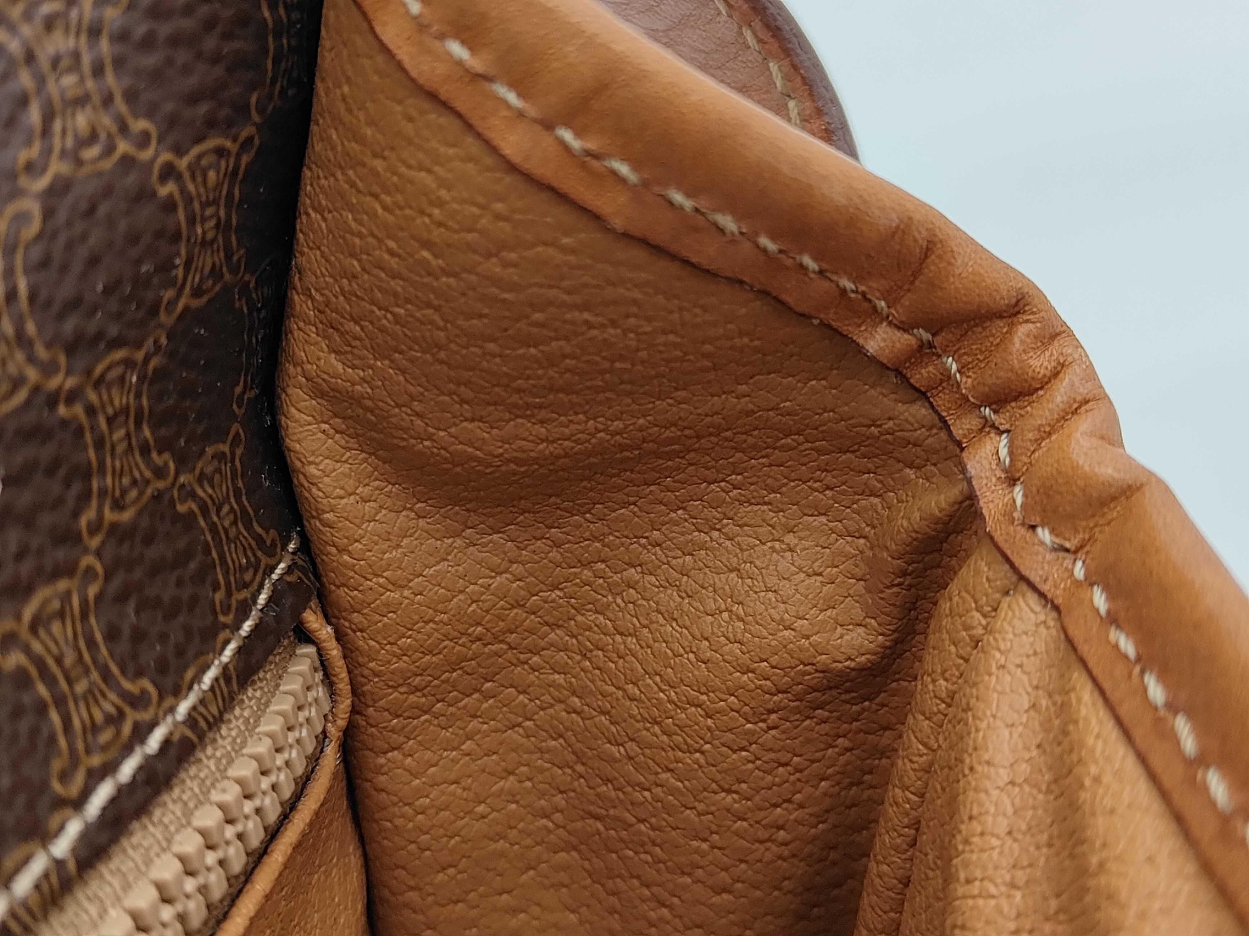 Macadam Shoulder Bag, Leather, Brown Shoulder Bag — view 12
