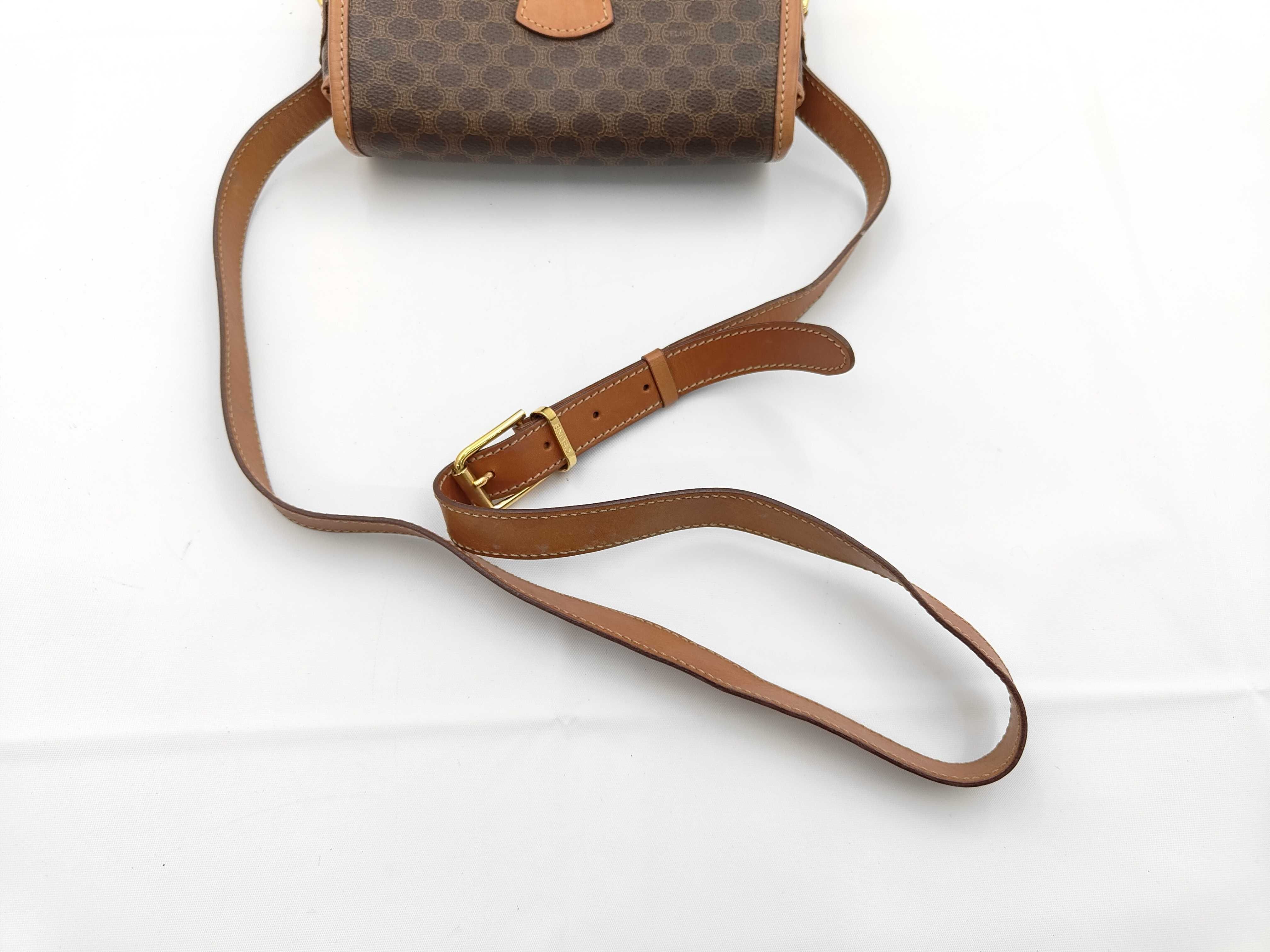 Macadam Shoulder Bag, Leather, Brown Shoulder Bag — view 3